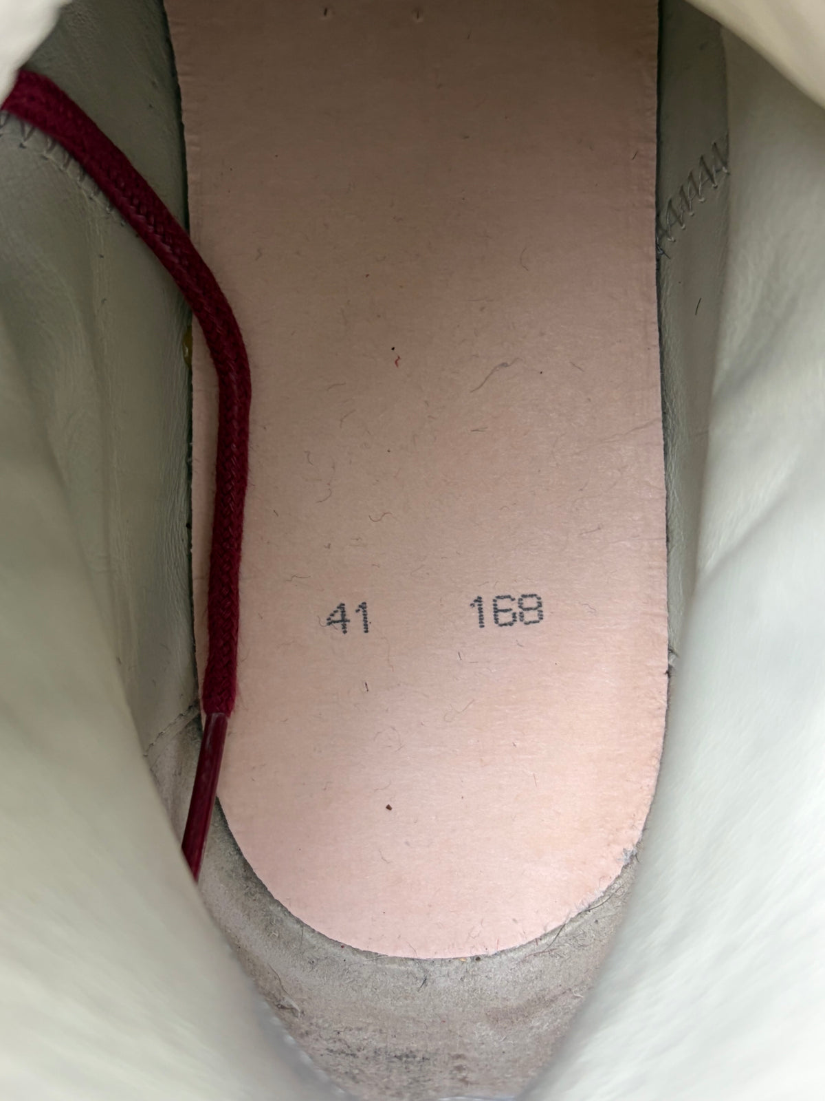 Maison Margiela Future high tops - eu 41 / us 8 / uk 7 - burgundy