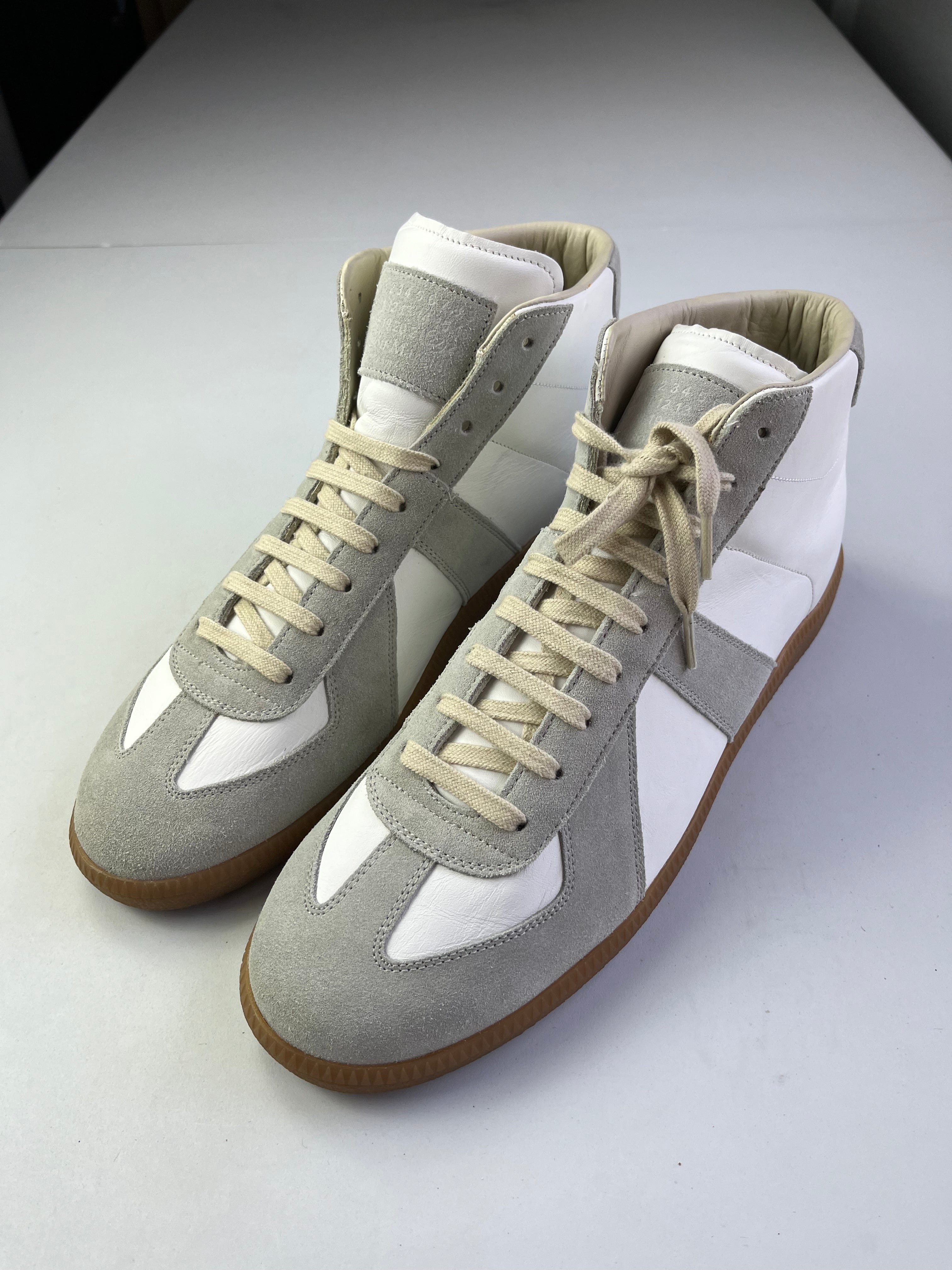 Maison Margiela high top gats - Eu 45 - white