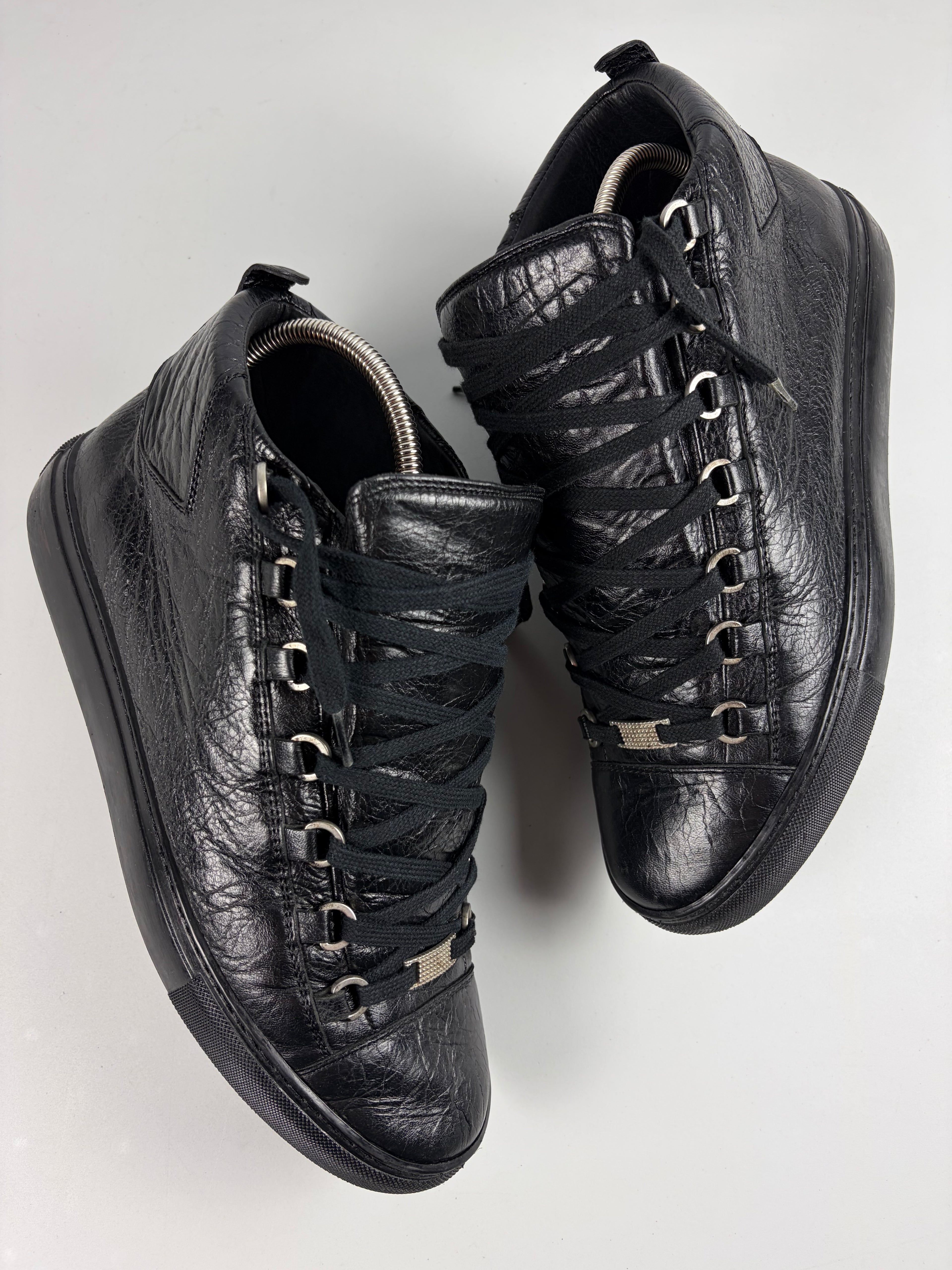 Balenciaga arena high tops - eu 42 / us 9 - black