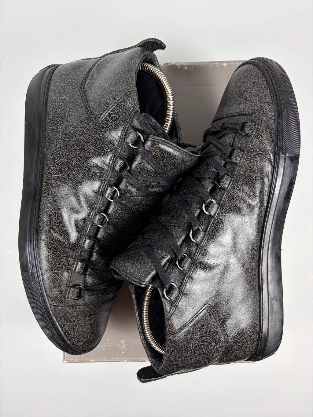 Balenciaga arena high tops - eu 44 / us 11 - brown