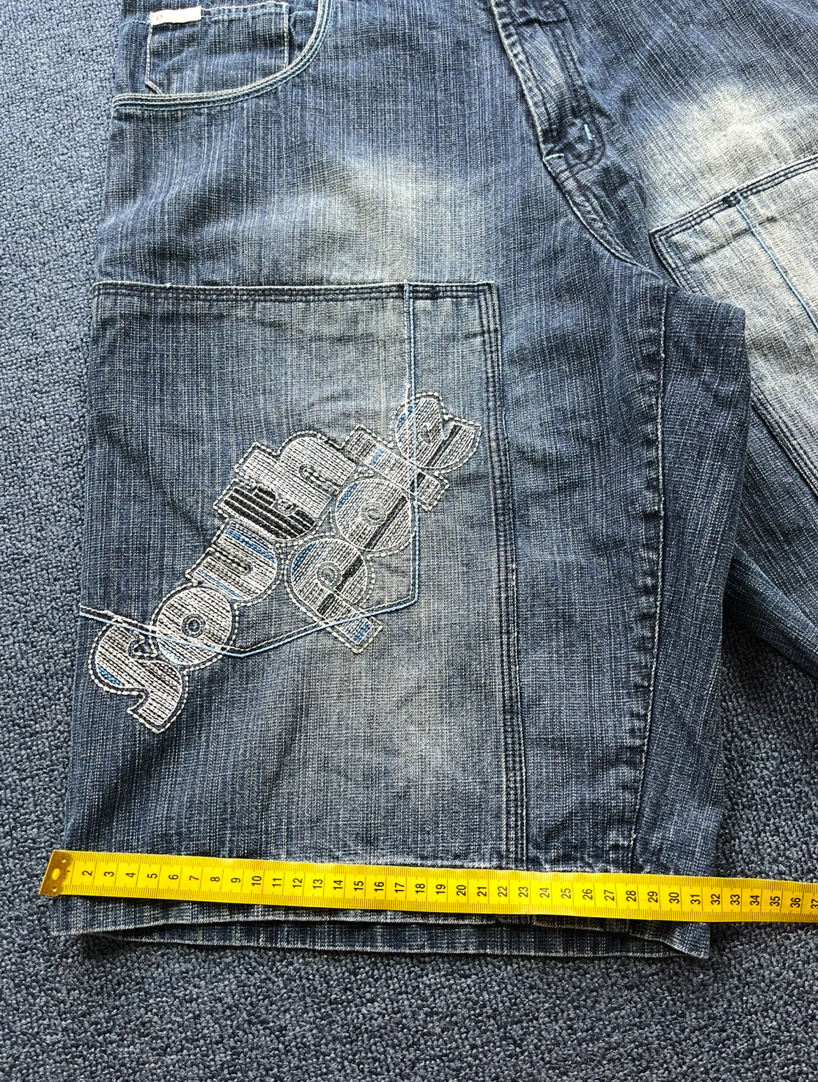 SOUTHPOLE BAGGY JORTS (36)