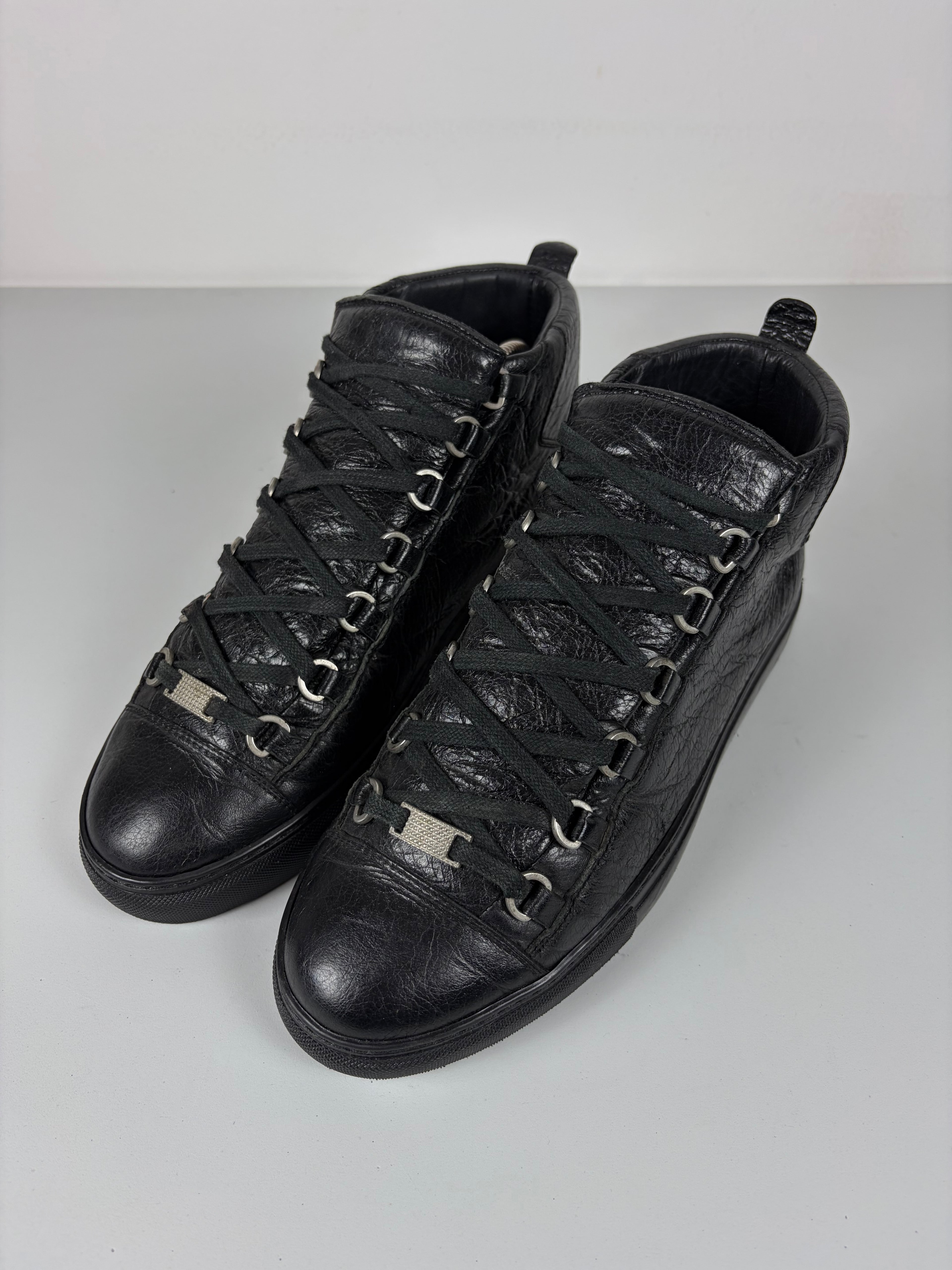 Balenciaga arena black high tops - eu 41 - black