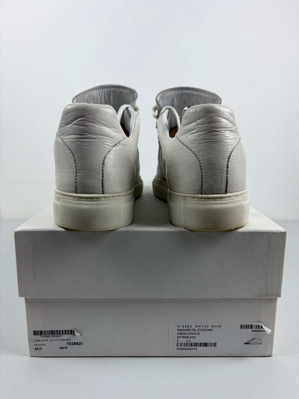 Balenciaga arena low - eu 42 / us 9 - white