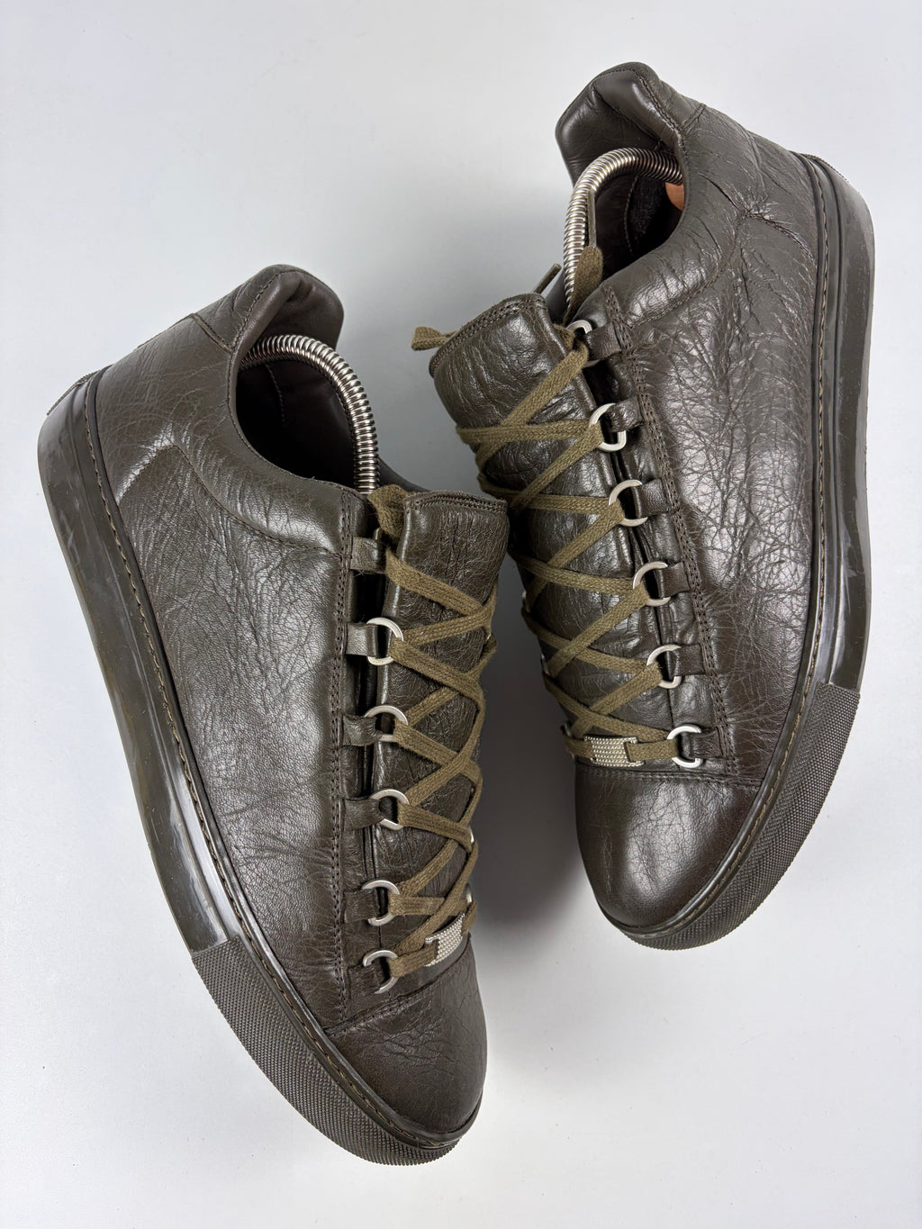Balenciaga arena low - eu 43 / us 10 - military green