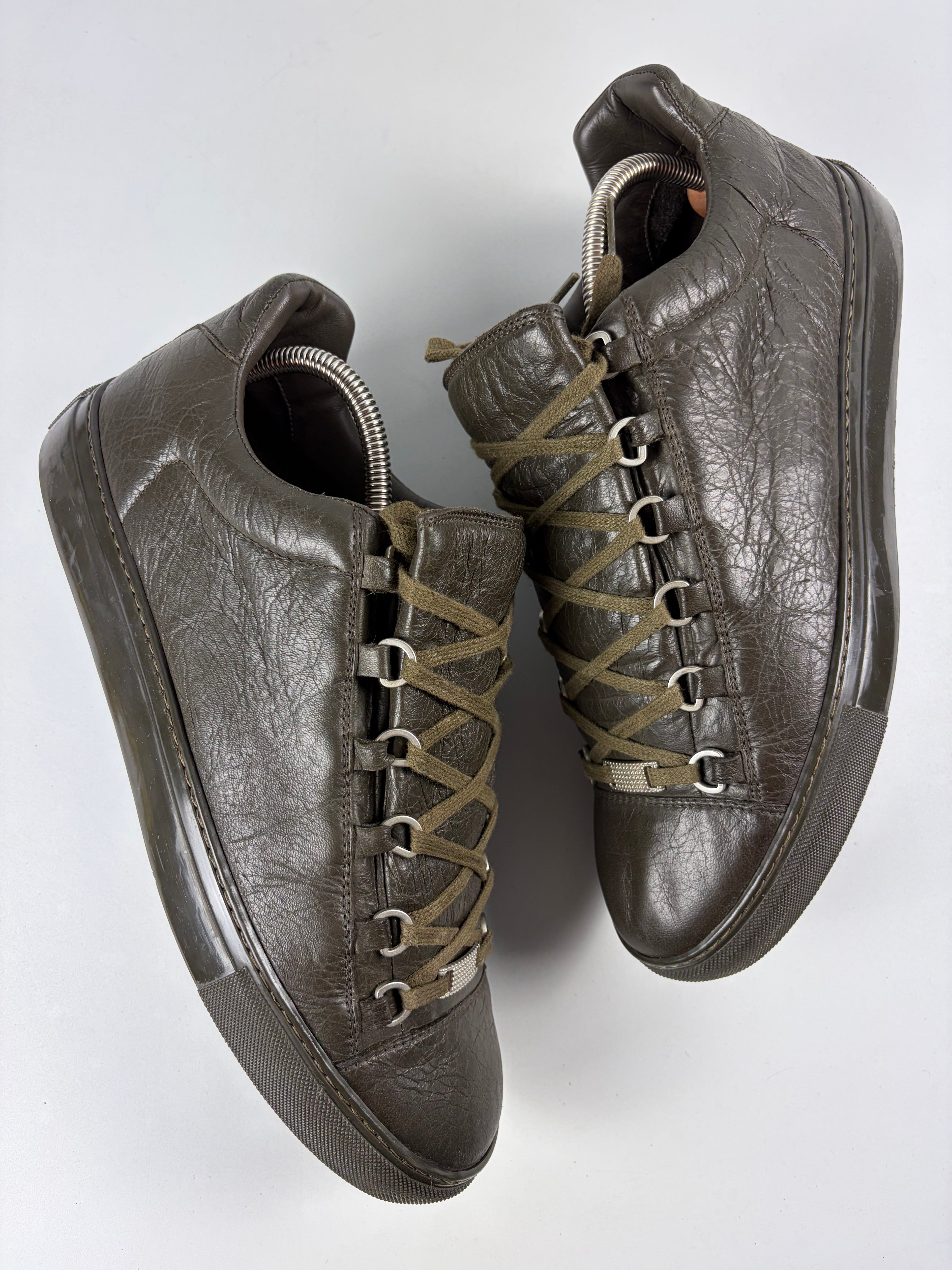 Balenciaga arena low - eu 43 / us 10 - military green