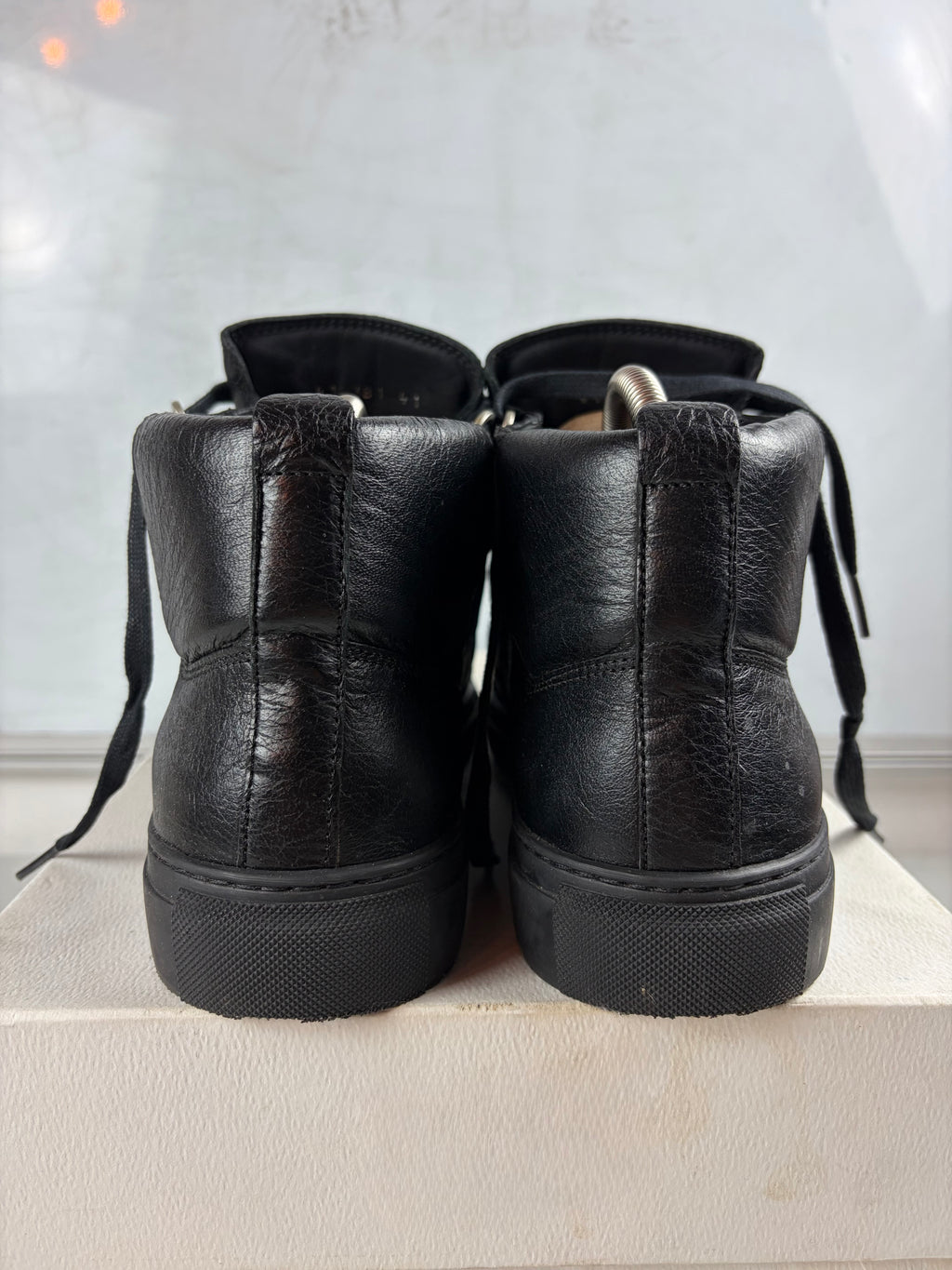 Balenciaga arena high tops - eu 41 / us 8 / uk 7.5 - black
