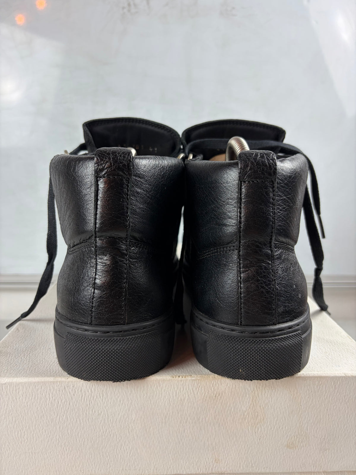 Balenciaga arena high tops - eu 41 / us 8 / uk 7.5 - black