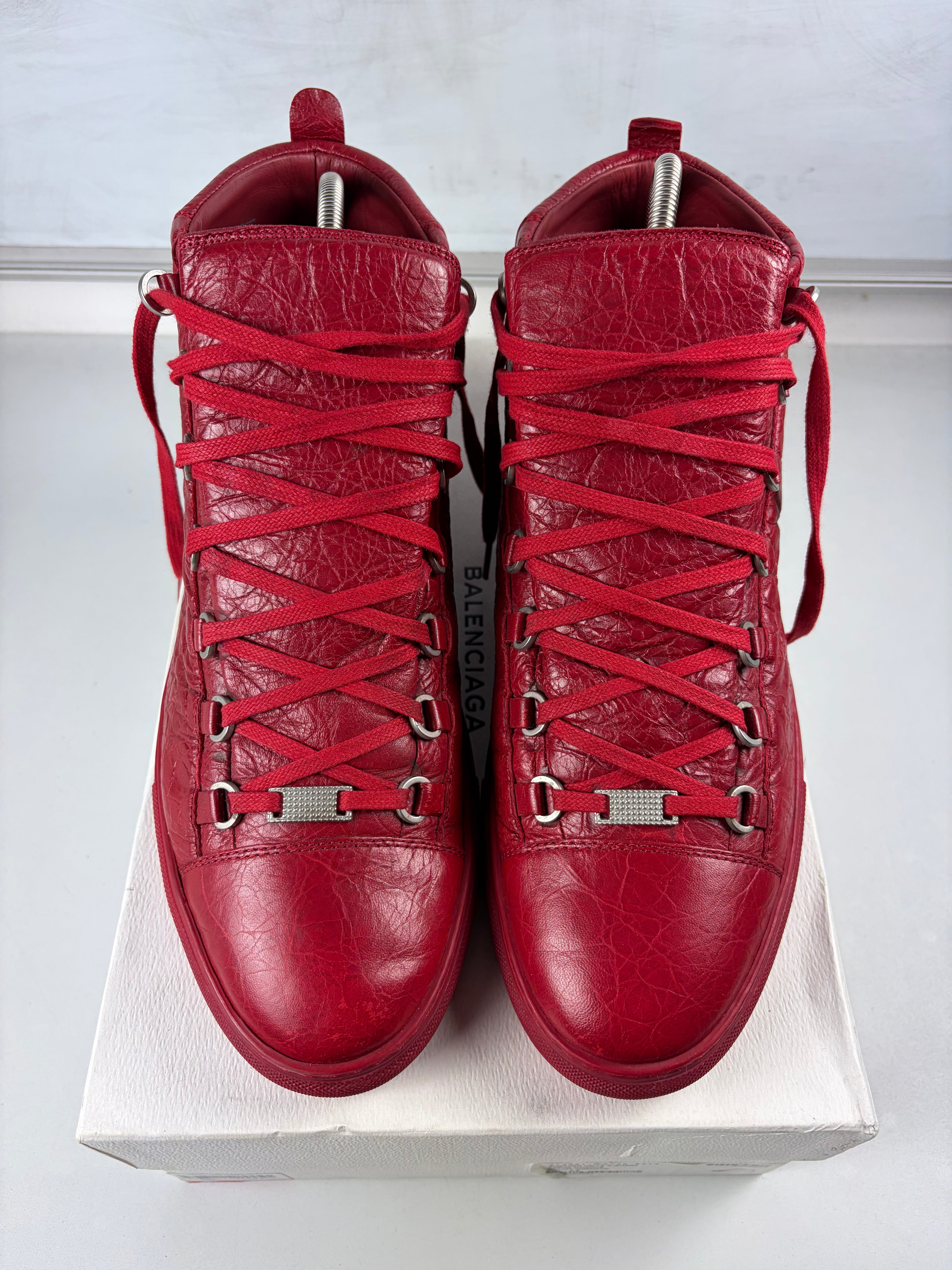 Balenciaga arena high tops - eu 46 / us 13 - red