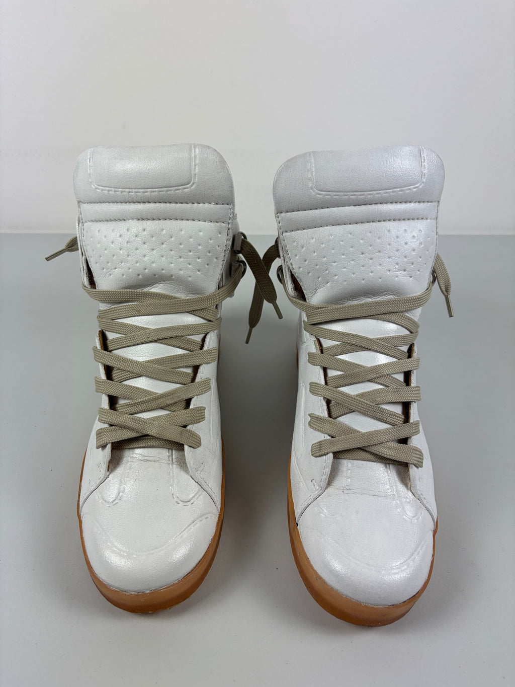 2012 Maison Margiela X H&M high tops - eu 41 - white