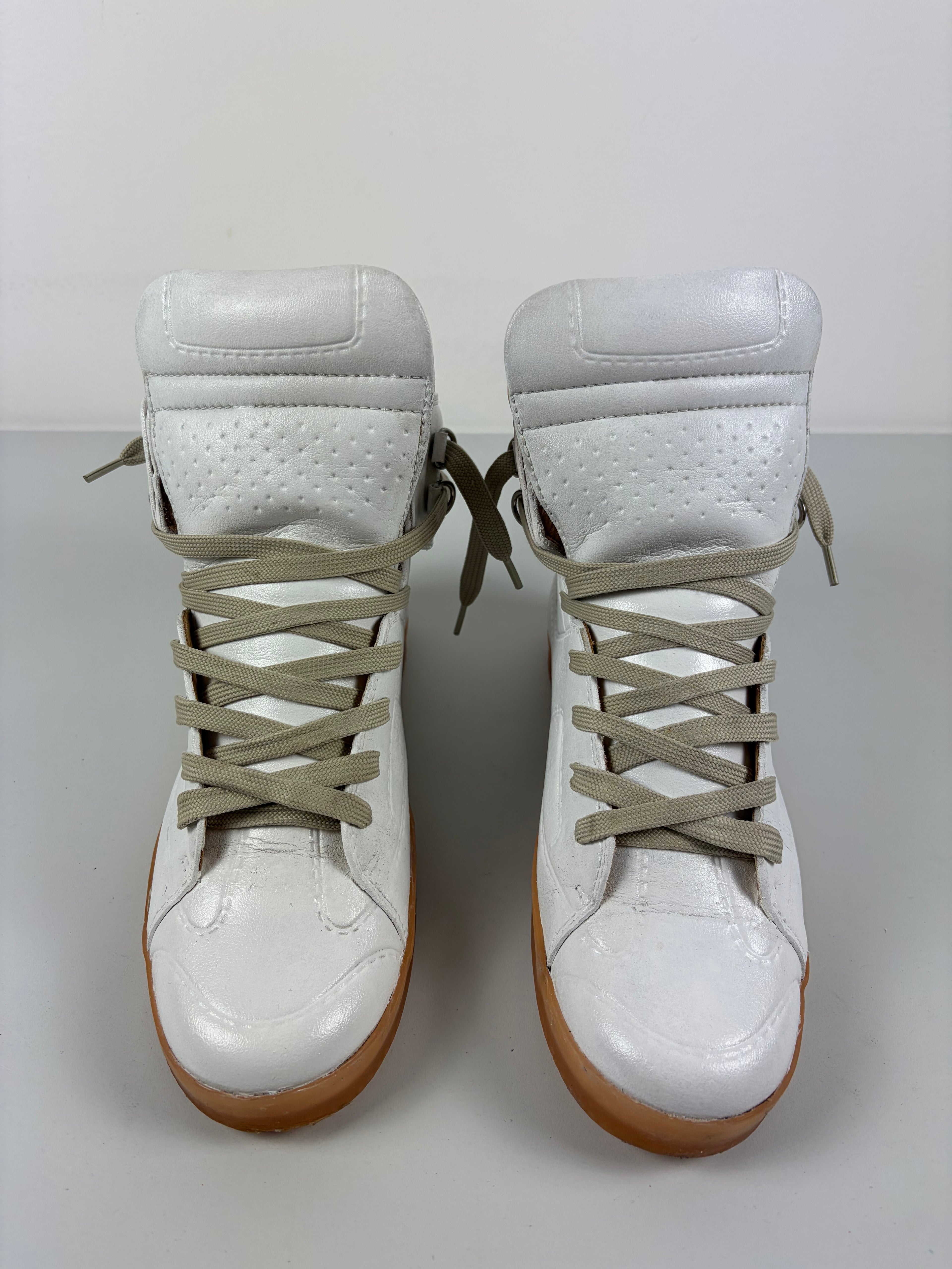 2012 Maison Margiela X H&M high tops - eu 41 - white