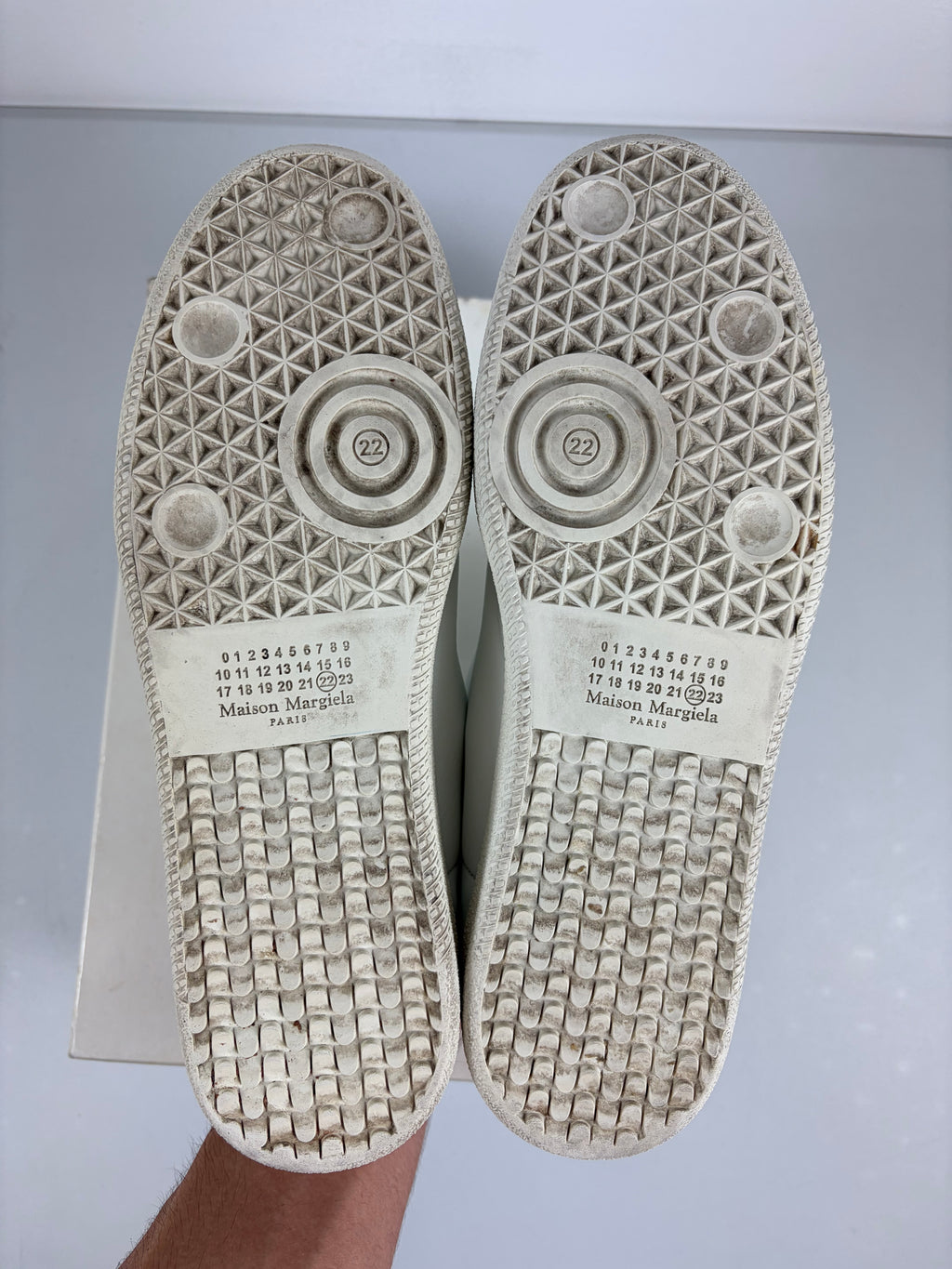 2017 Maison Margiela Future low - eu 44 / us 11 - white