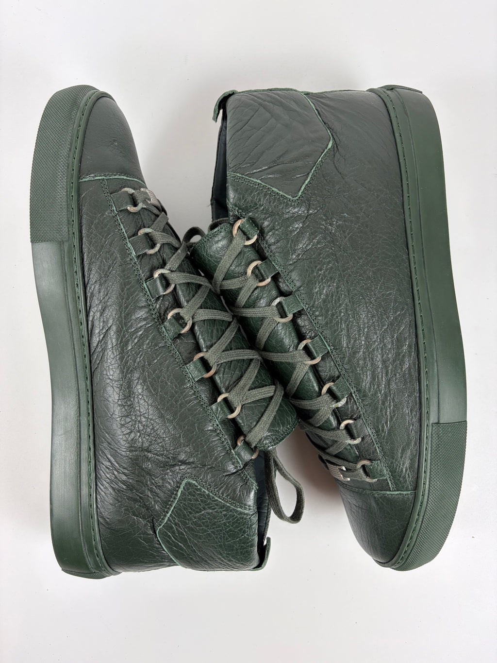 Balenciaga arena high tops - eu 44 - green