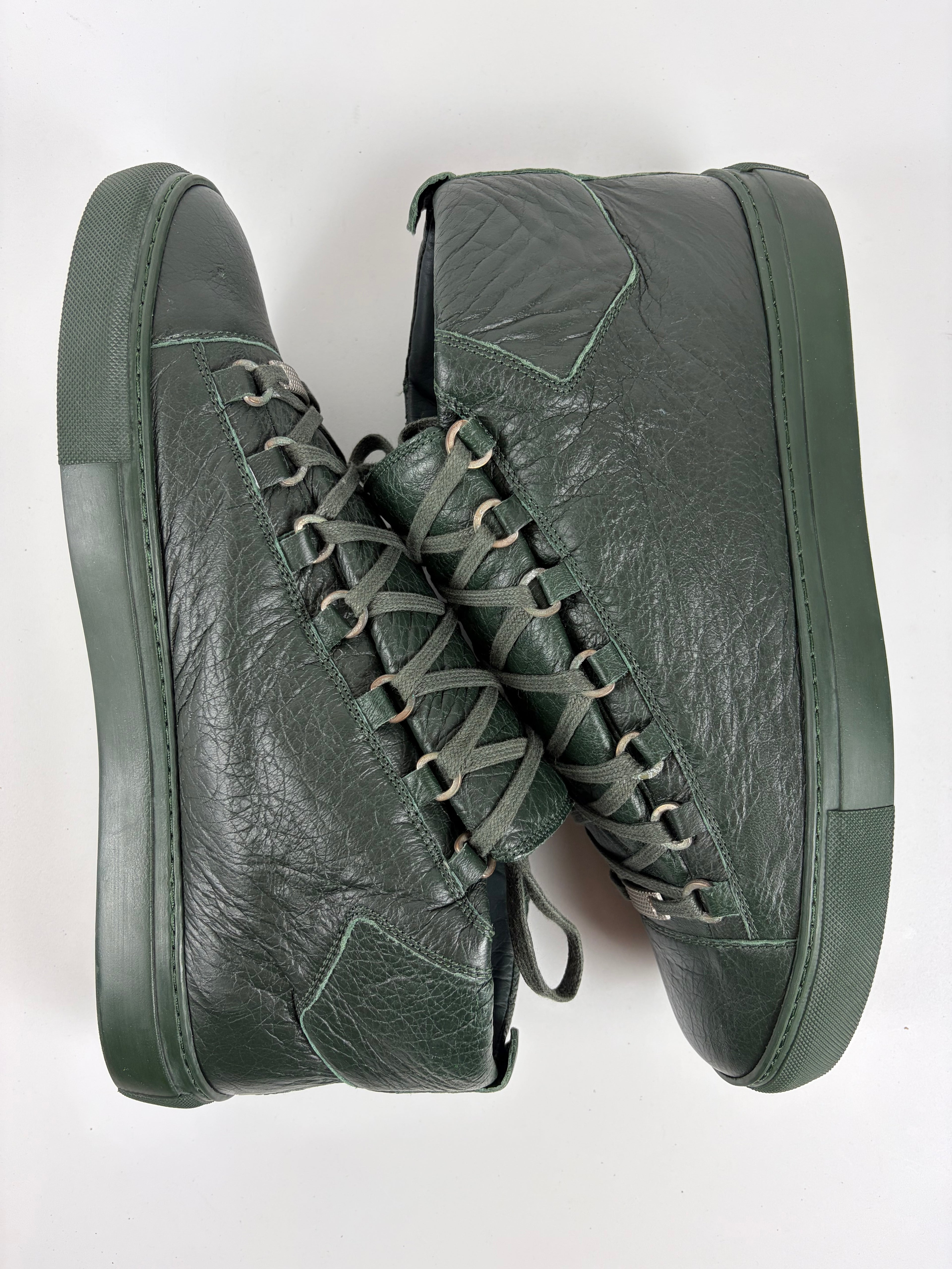 Balenciaga arena high tops - eu 44 - green
