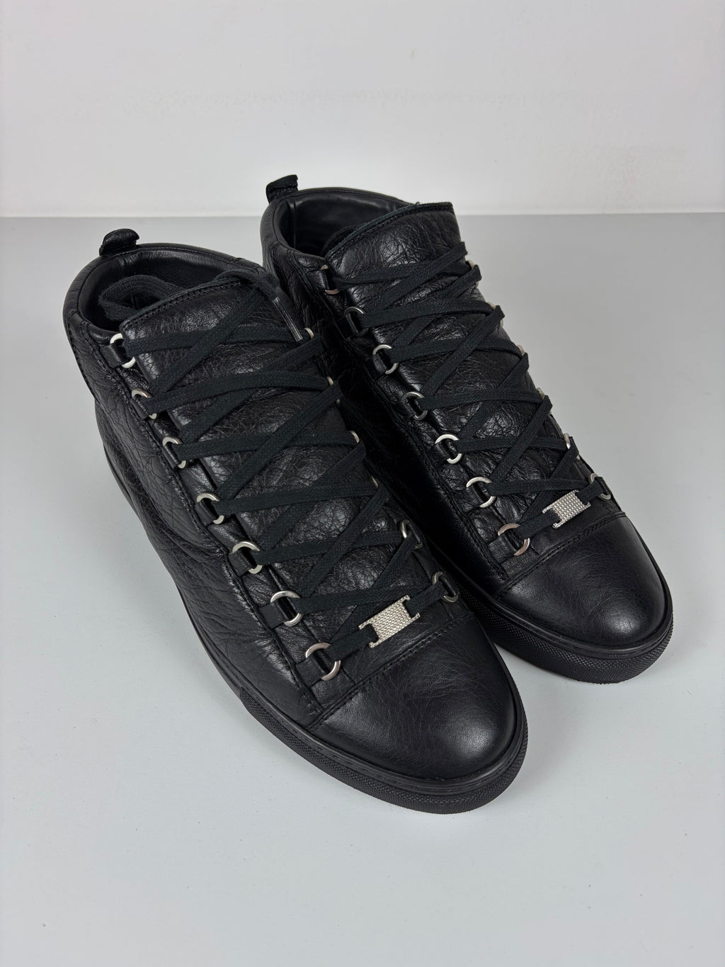 Balenciaga arena high tops - eu 43 - black