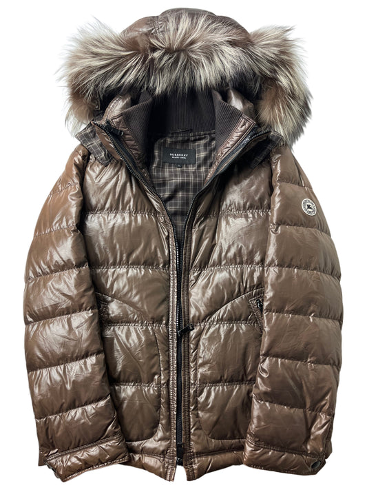 00’s BURBERRY made in Japan 2 in 1 down jacket (L/LL) - brown