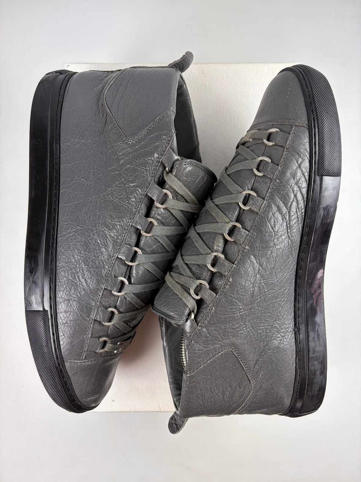 Balenciaga arena high tops - eu 43 / us 10 - grey