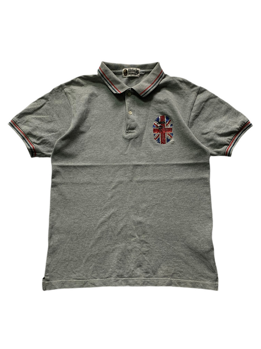 BAPE x SWAROVSKI POLO T-SHIRT (M)