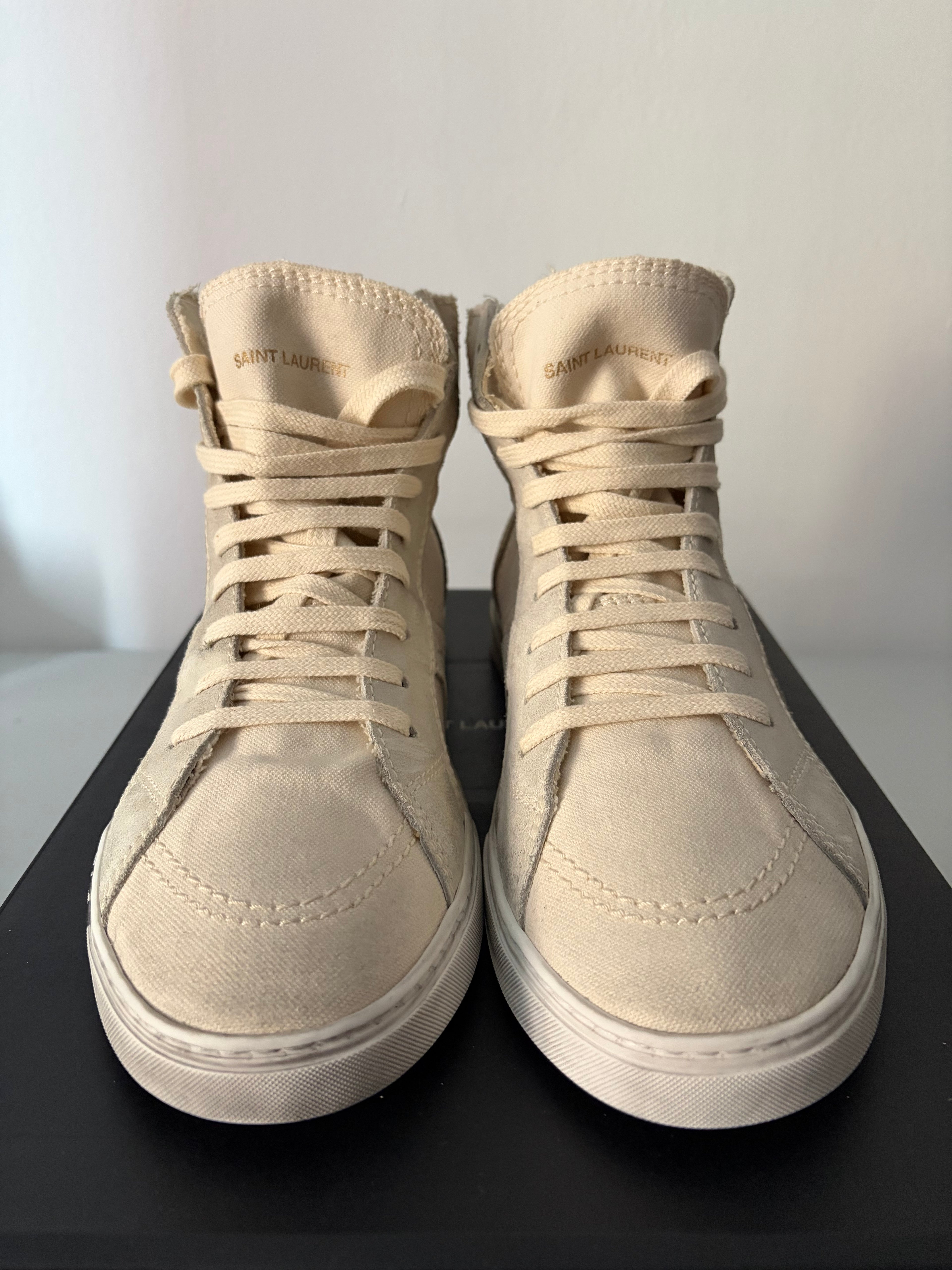 Saint Laurent ‘Smoking Forever’ high top sneakers - Eu 44 1/2