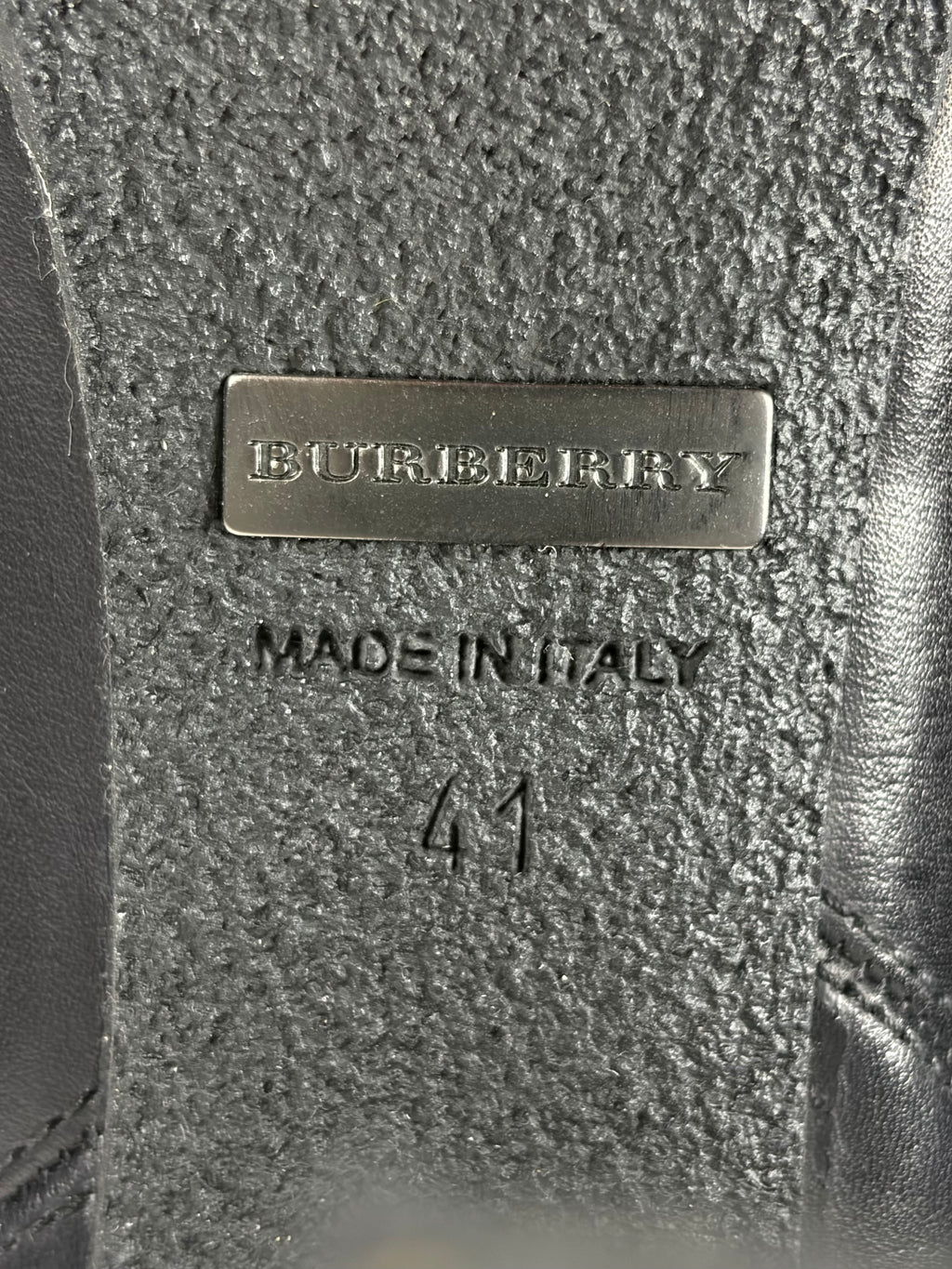 Burberry aviator fur boots - size 41 - black