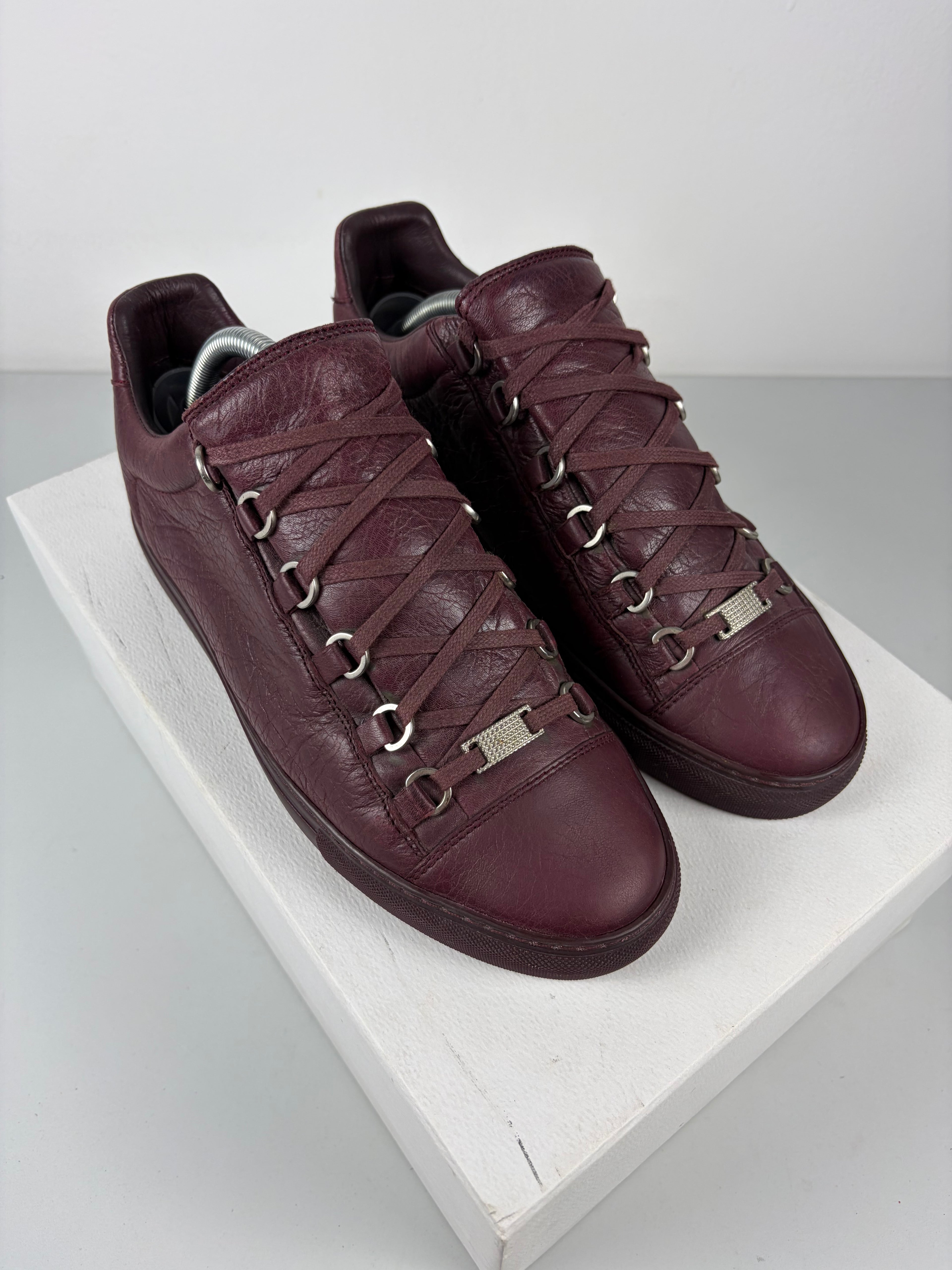 Balenciaga arena low - eu 40 - burgundy