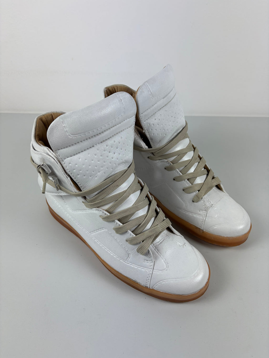 2012 Maison Margiela X H&M high tops - eu 41 - white