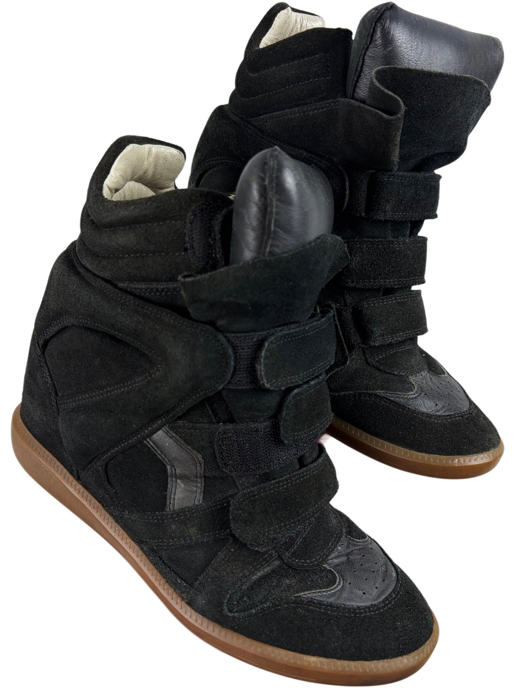 Isabel Marant Bekett wedge sneakers - eu 40 - black