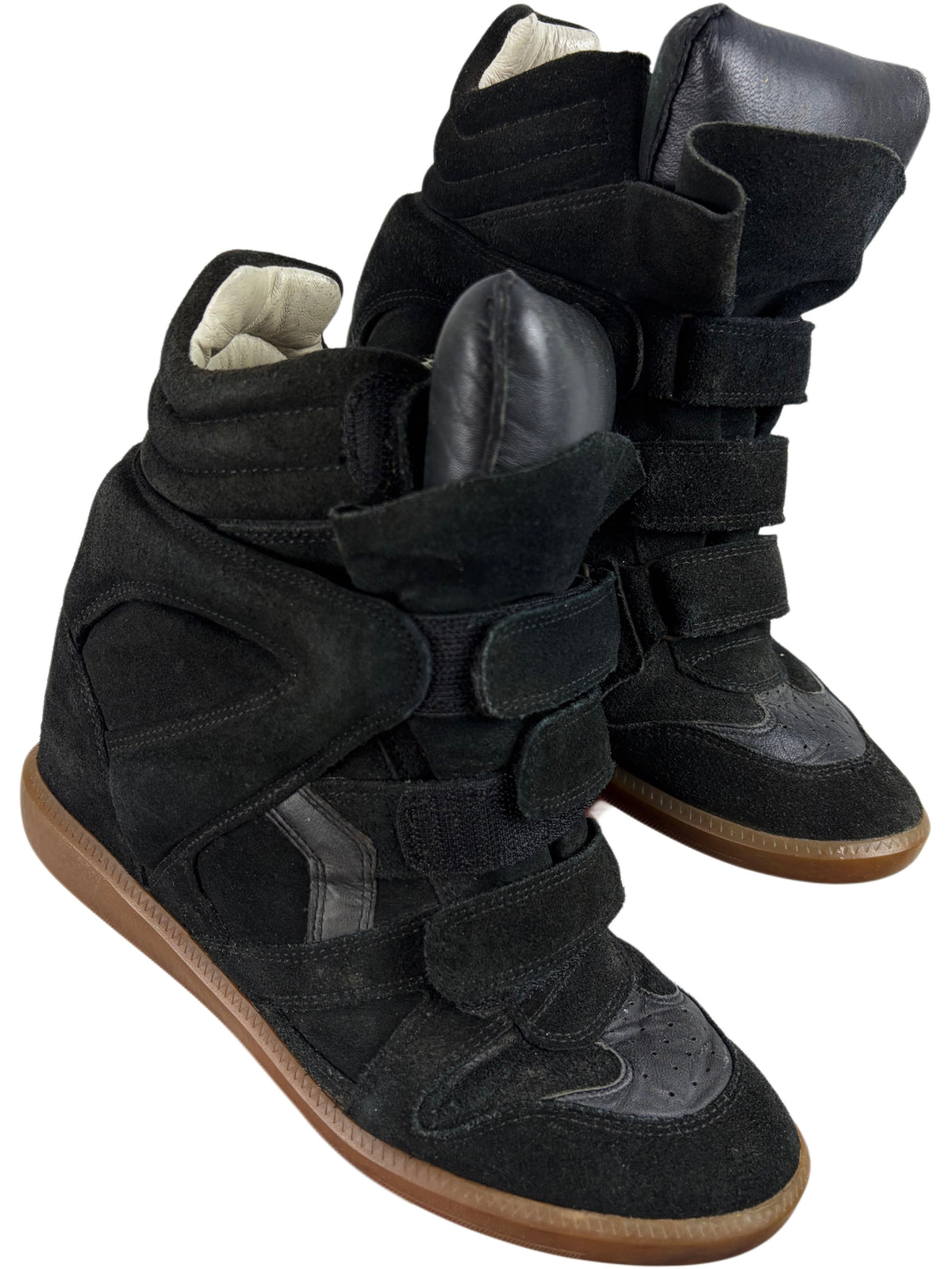 Isabel Marant Bekett wedge sneakers - eu 40 - black