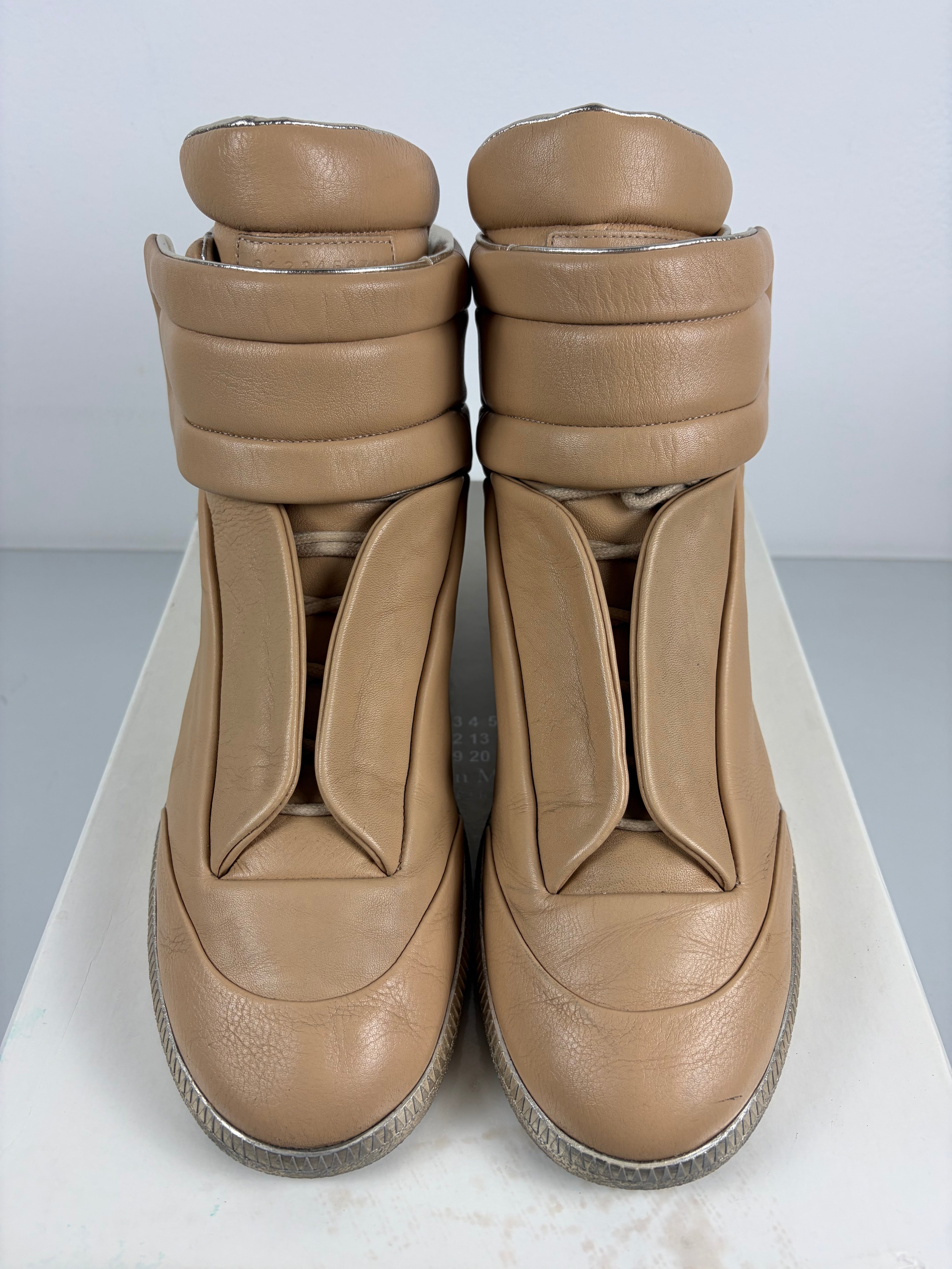 2017 Maison Margiela Future high tops - eu 46 / us 13 - tan beige