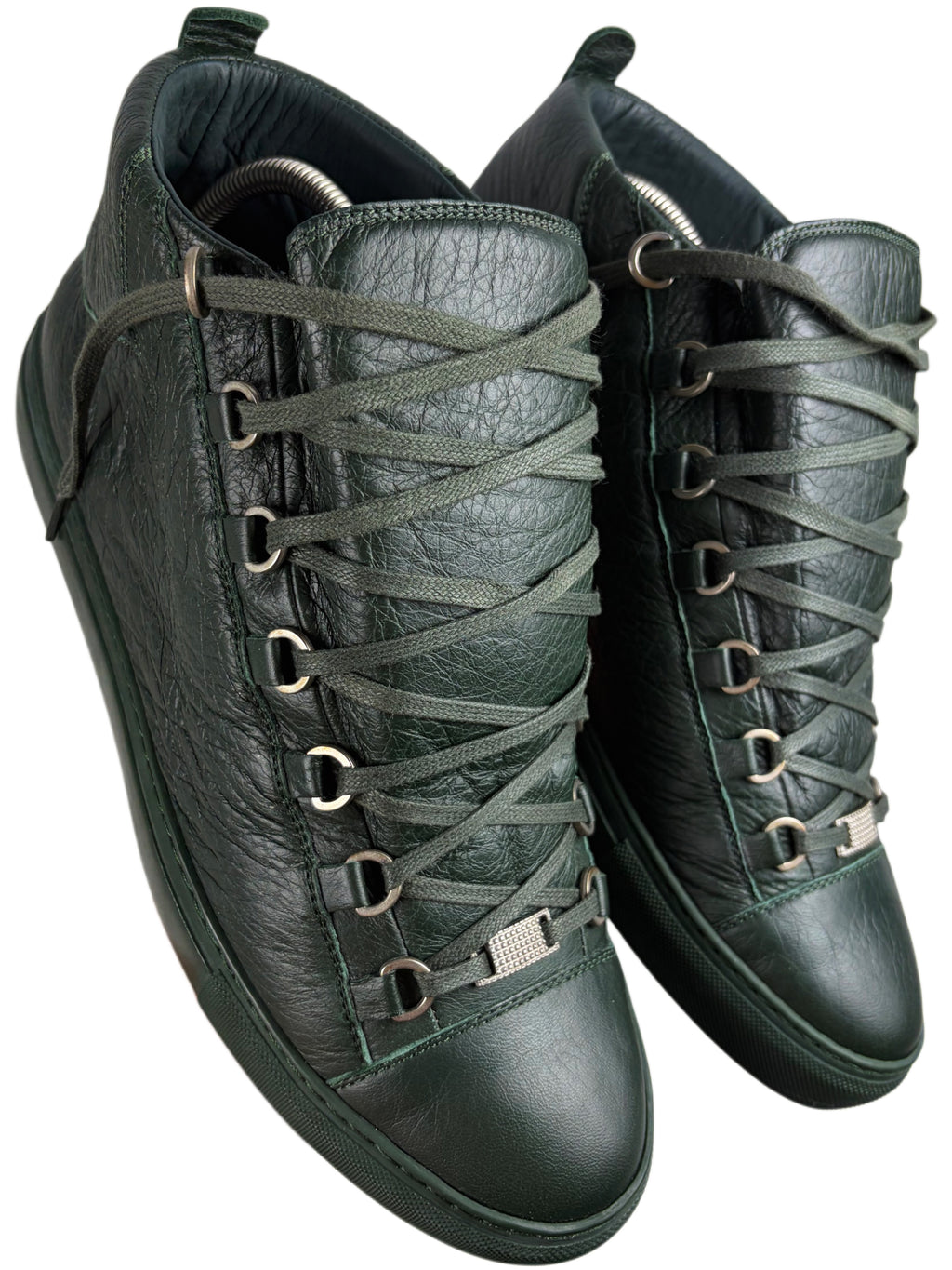 Balenciaga arena high tops - eu 43 / us 10 - dark green
