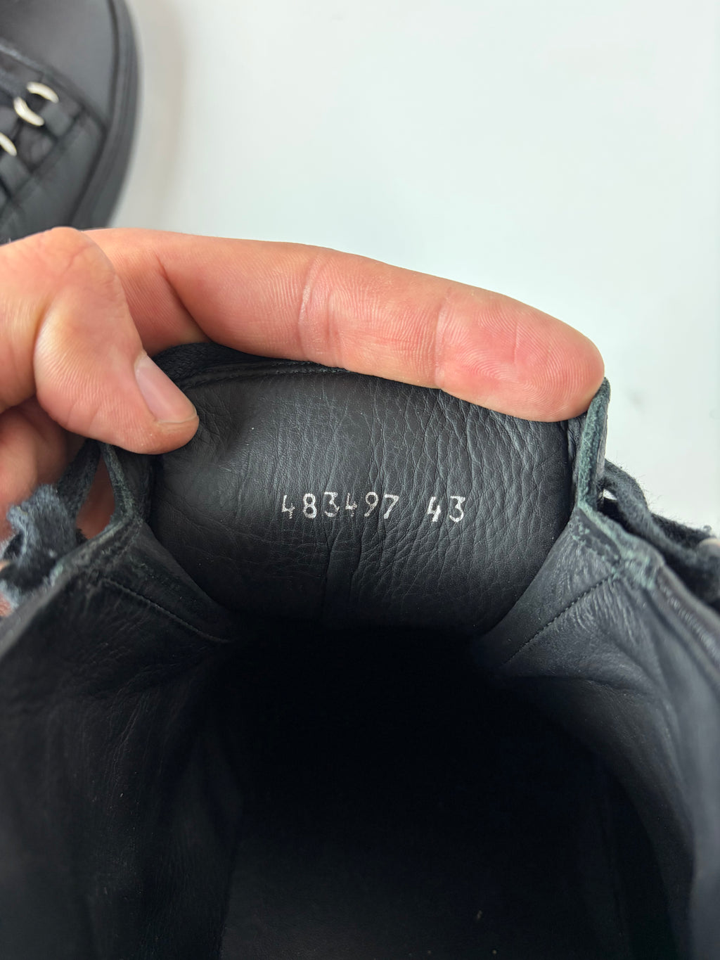 Balenciaga arena high tops - eu 43 - black