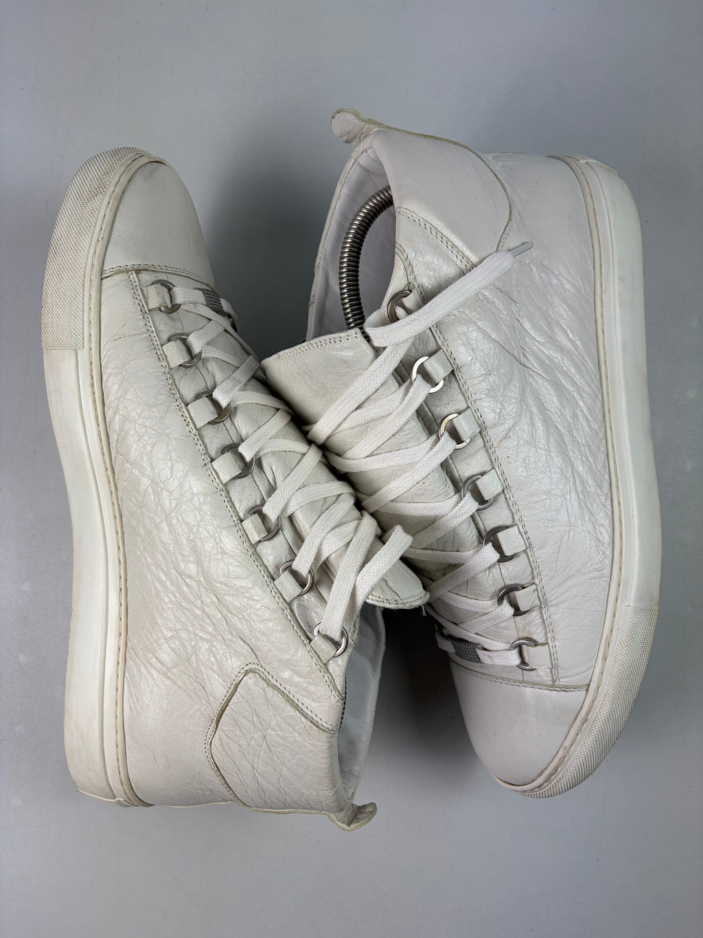 Balenciaga arena high tops - eu 43 / us 10 / uk 9.5 - white