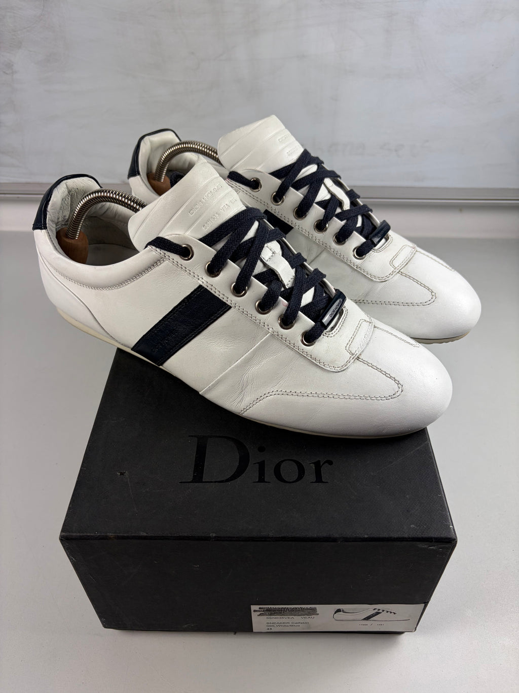 Dior Homme low tops - eu 43 / us 10 - white