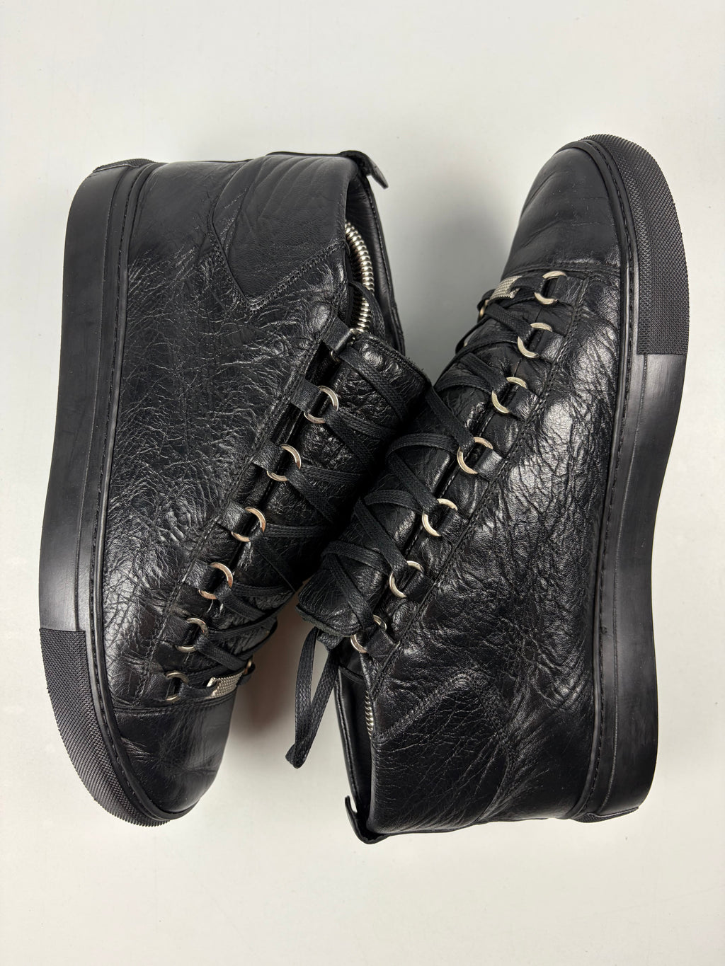 Balenciaga arena high tops - eu 42 / us 9 / uk 8 - black