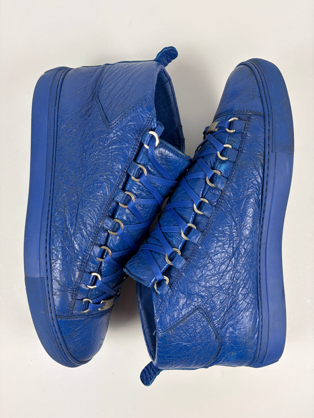 Balenciaga arena high tops - eu43/us10 - blue