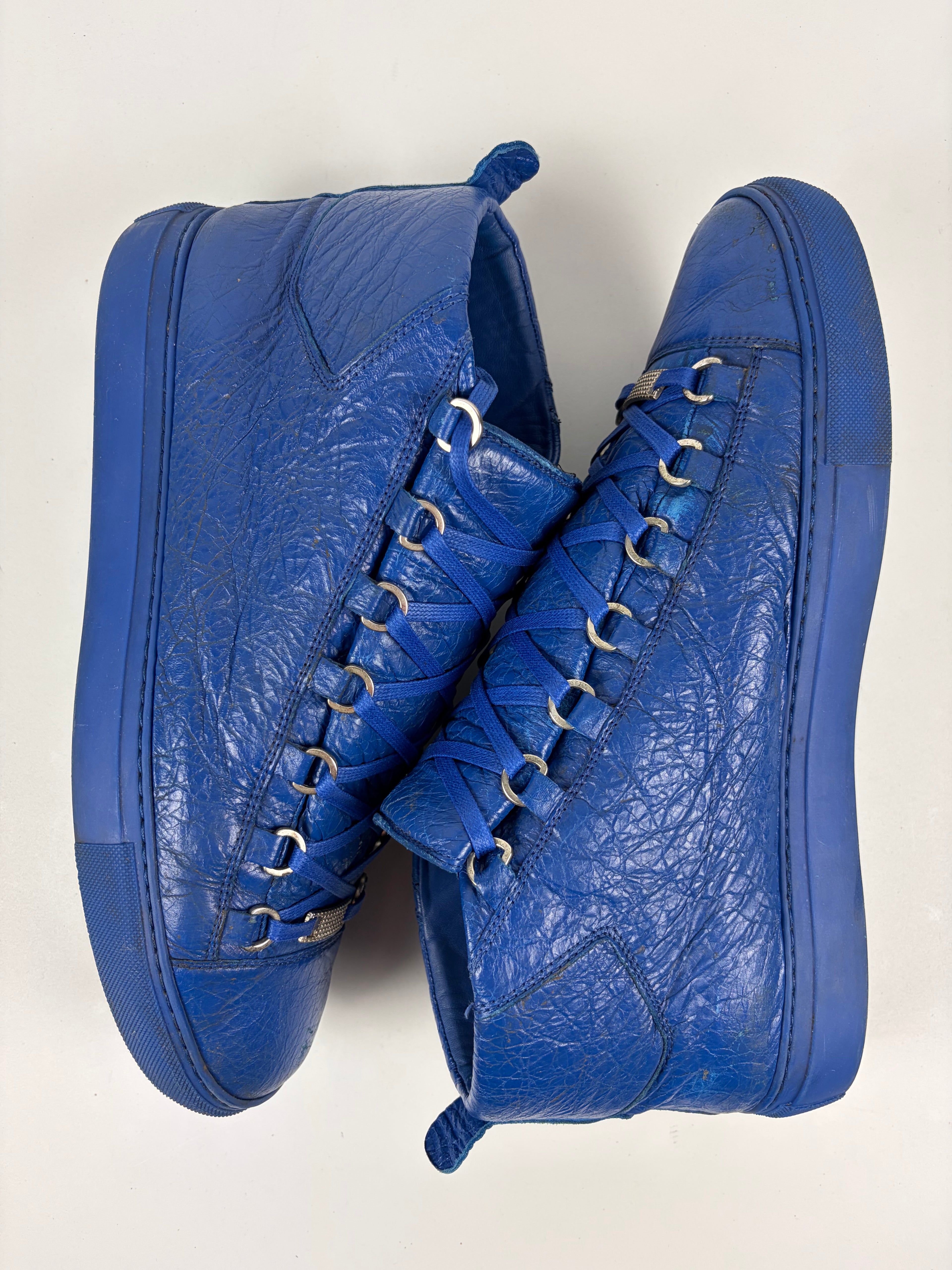 Balenciaga arena high tops - eu43/us10 - blue