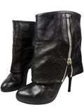 Giuseppe Zanotti fold-over zipper boots - eu 37 / us 7 / uk 4
