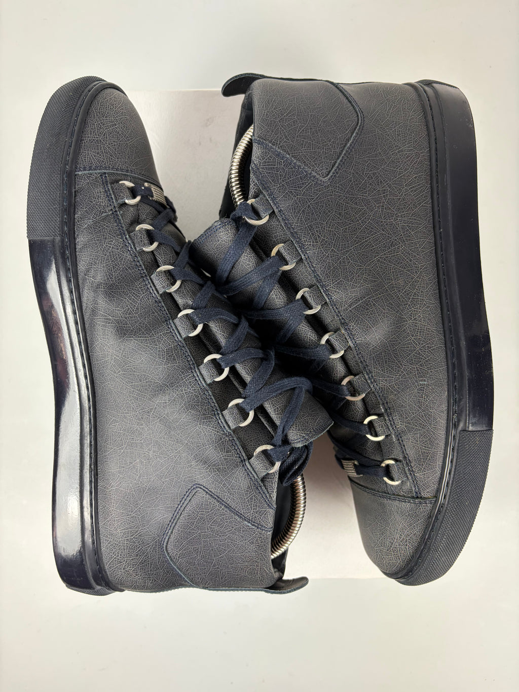 Balenciaga arena high tops - eu 45 - dark navy