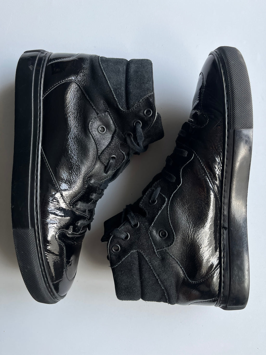 Balenciaga high top black gradient - eu 41 - black