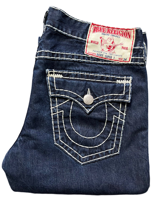 True Religion Ricky Super T baggy jeans (W38)