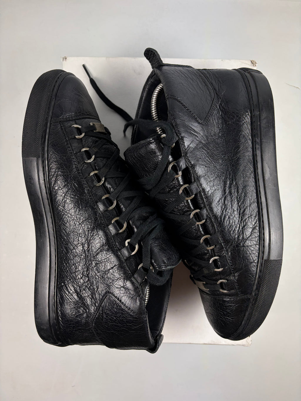 Balenciaga arena high tops - eu 42 / us 9 - black