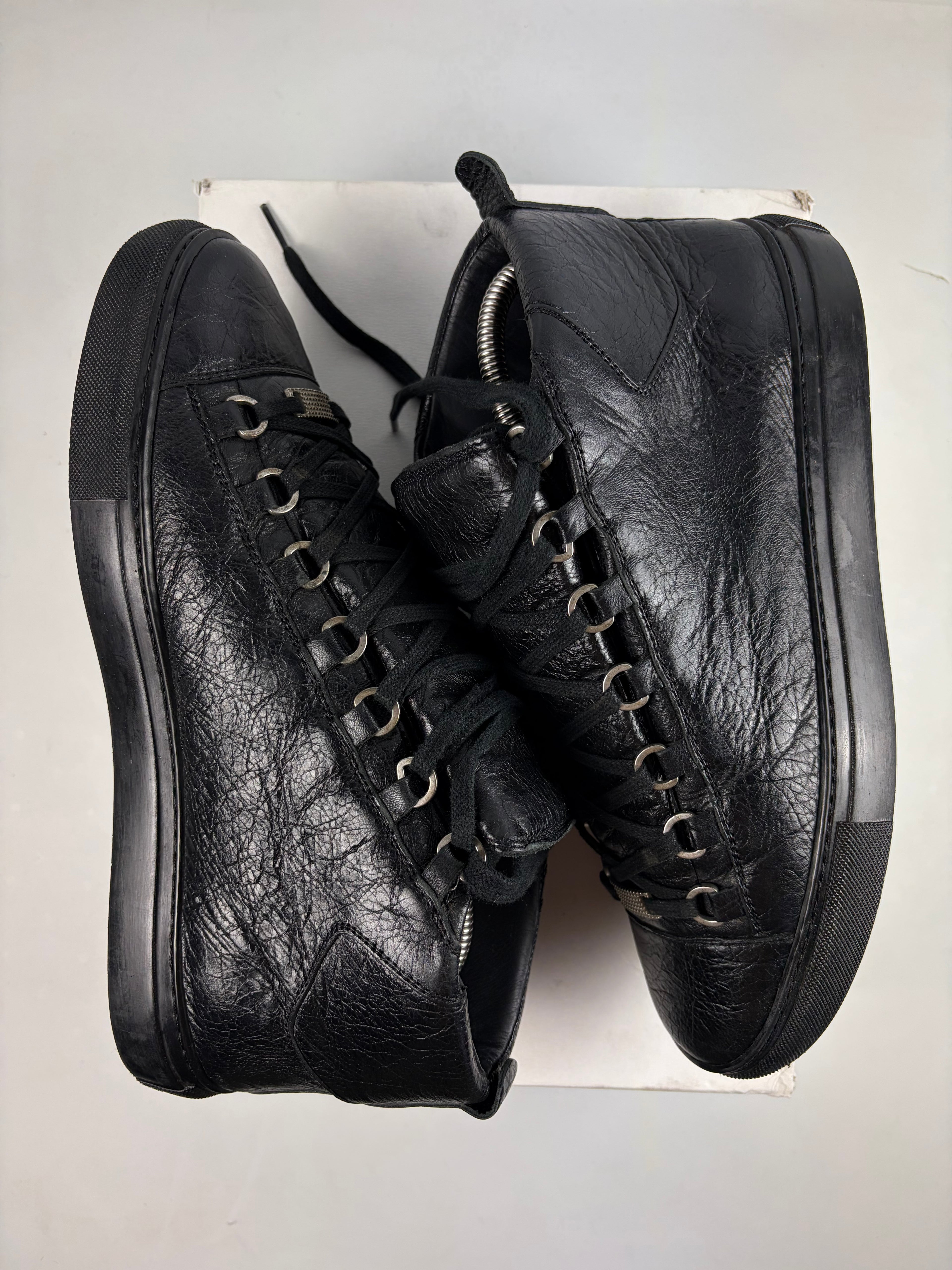 Balenciaga arena high tops - eu 42 / us 9 - black