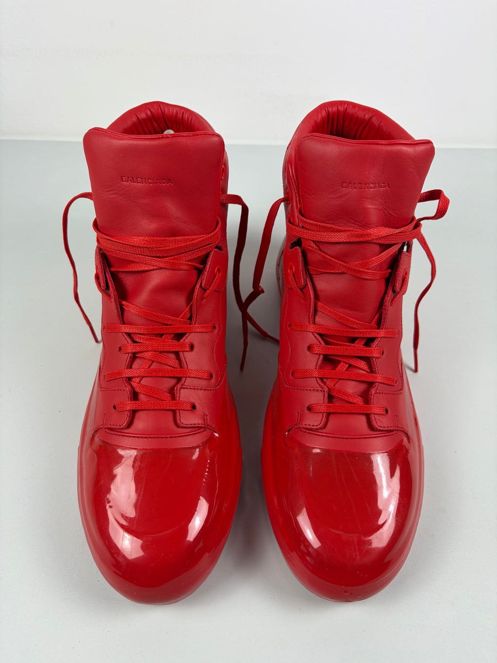 Balenciaga Multimatieries high tops - eu 45 / us12 - red