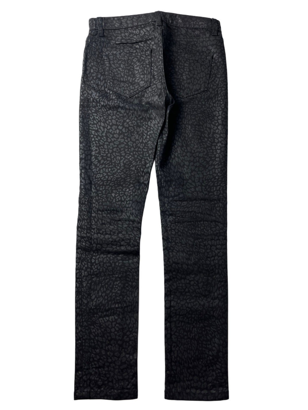 2014 Saint Laurent leopard print jeans (W25)
