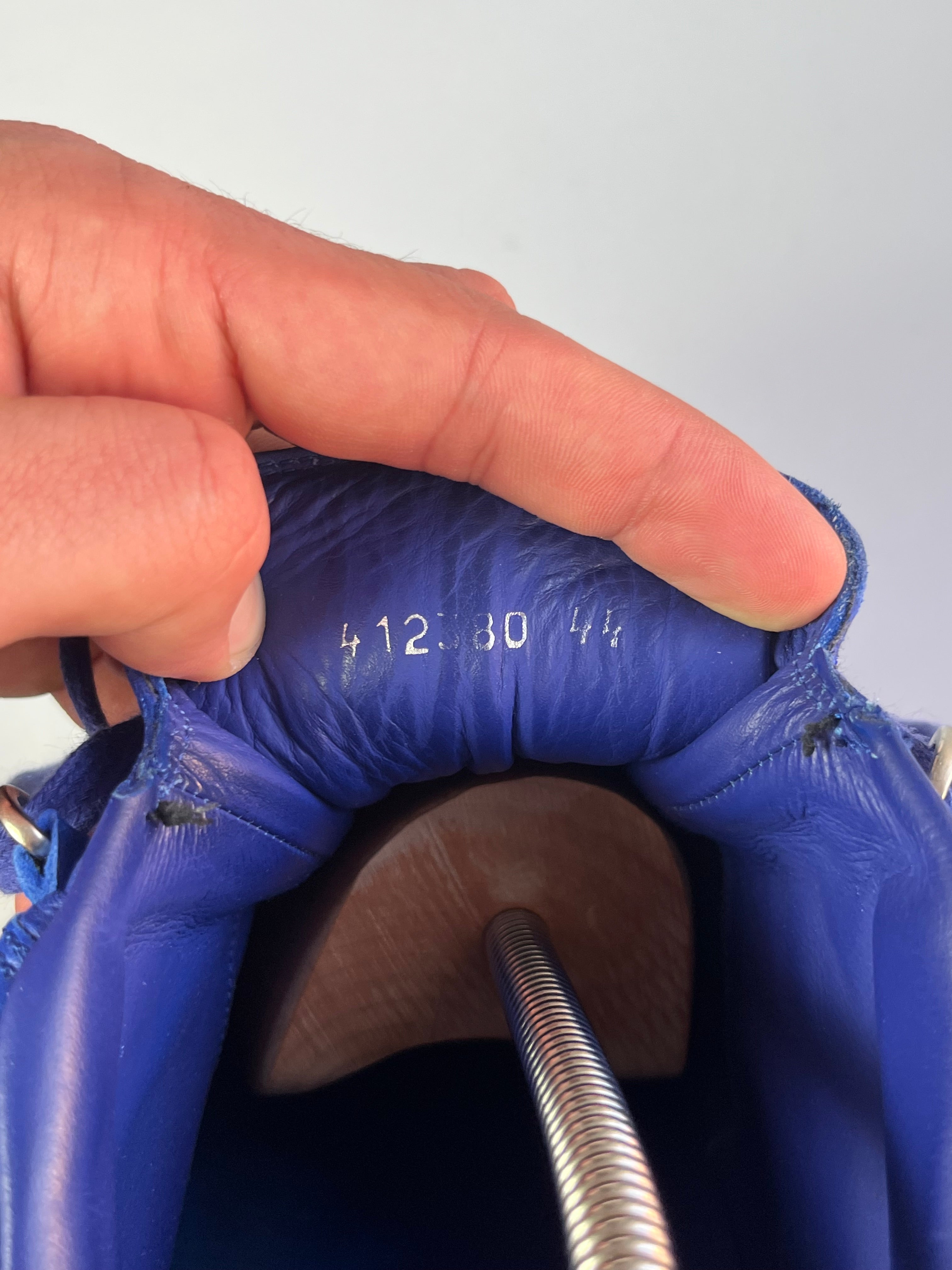 Balenciaga arena low - eu 44 - navy blue