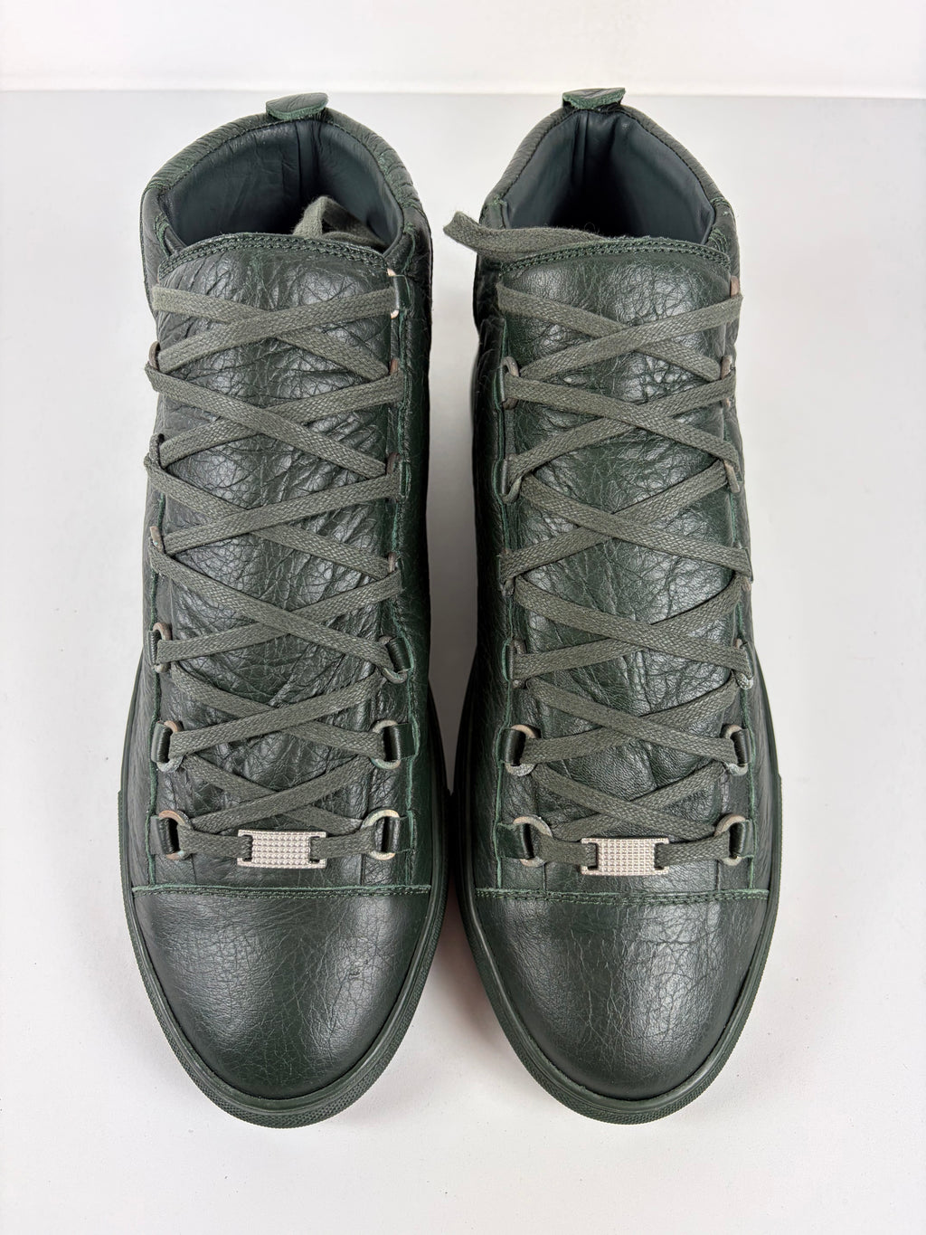 Balenciaga arena high tops - eu 44 - green