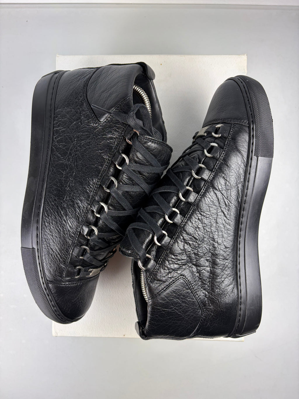 Balenciaga arena high tops - eu 40 / us 7 / uk 6 - black