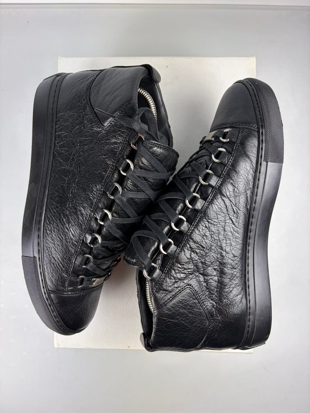 Balenciaga arena high tops - eu 40 / us 7 / uk 6 - black