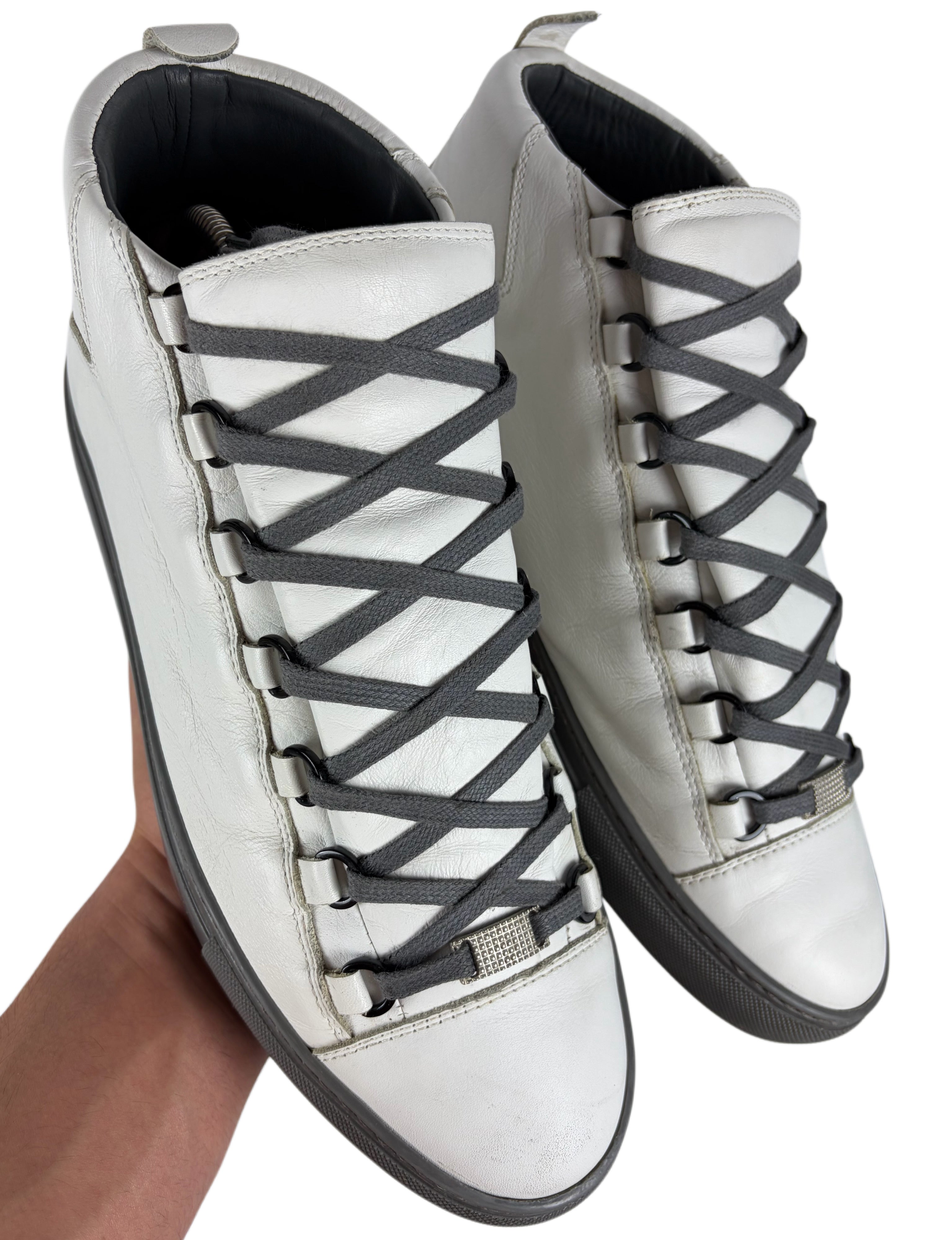Balenciaga arena high tops - eu 42 - white