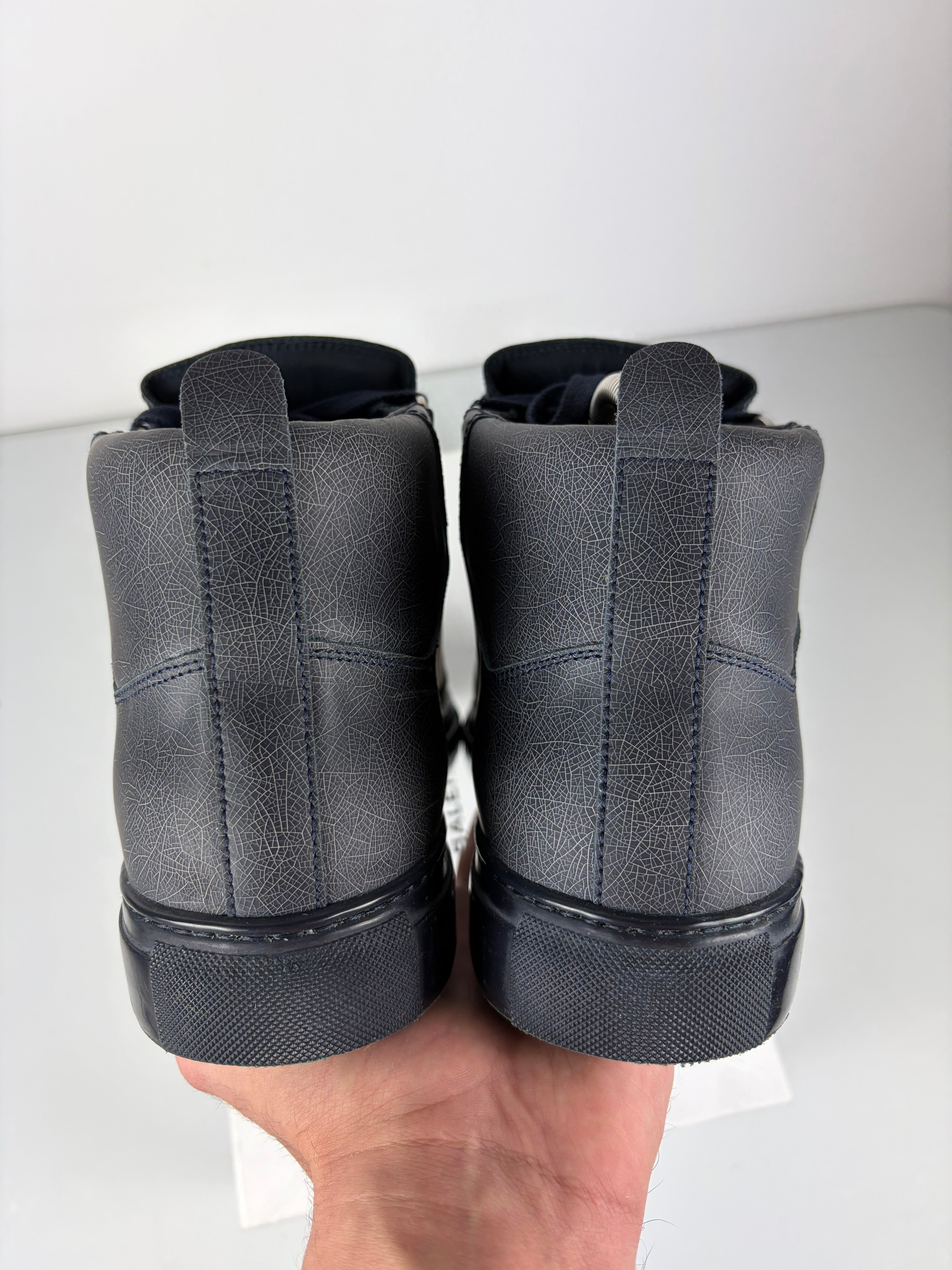 Balenciaga arena high tops - eu 45 - dark navy