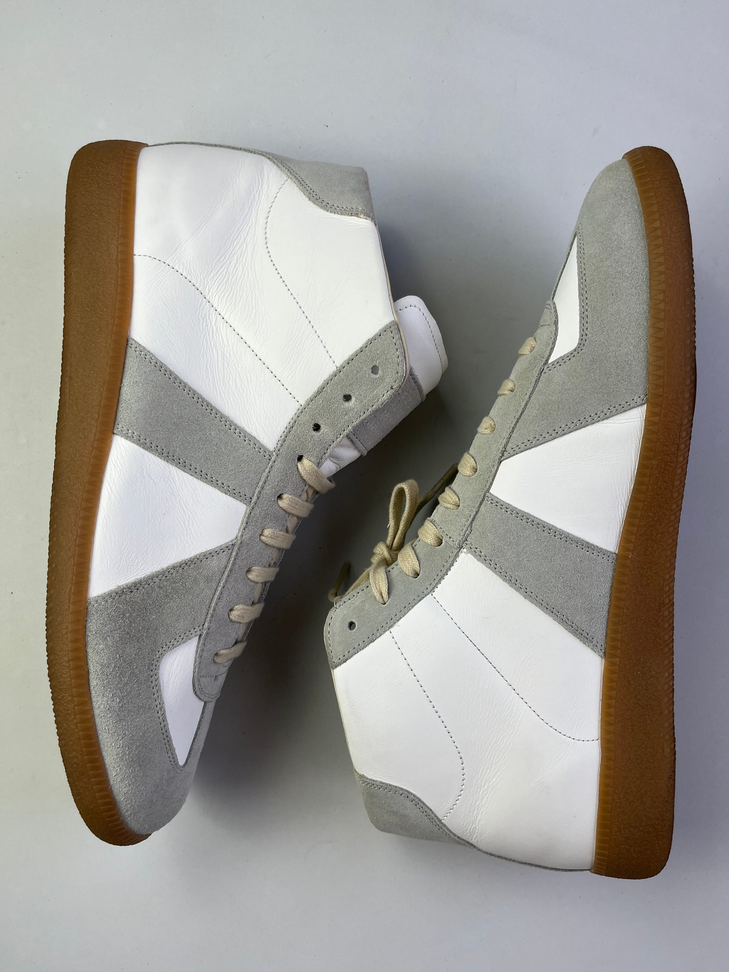 Maison Margiela high top gats - Eu 45 - white